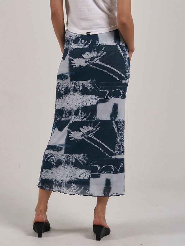 Alchemy Mesh Skirt - New Teal