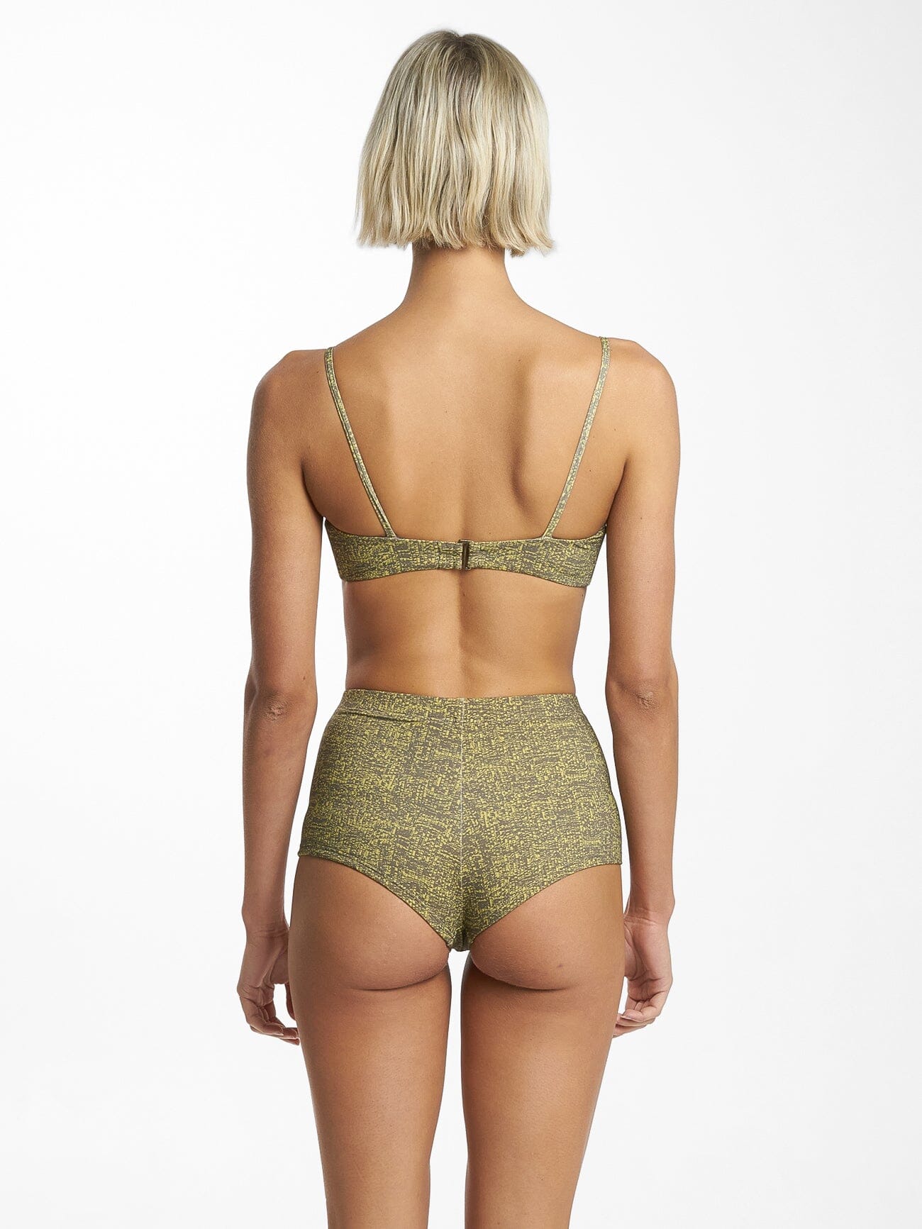 Feedback Boy Leg Bikini Bottom - Antique Moss