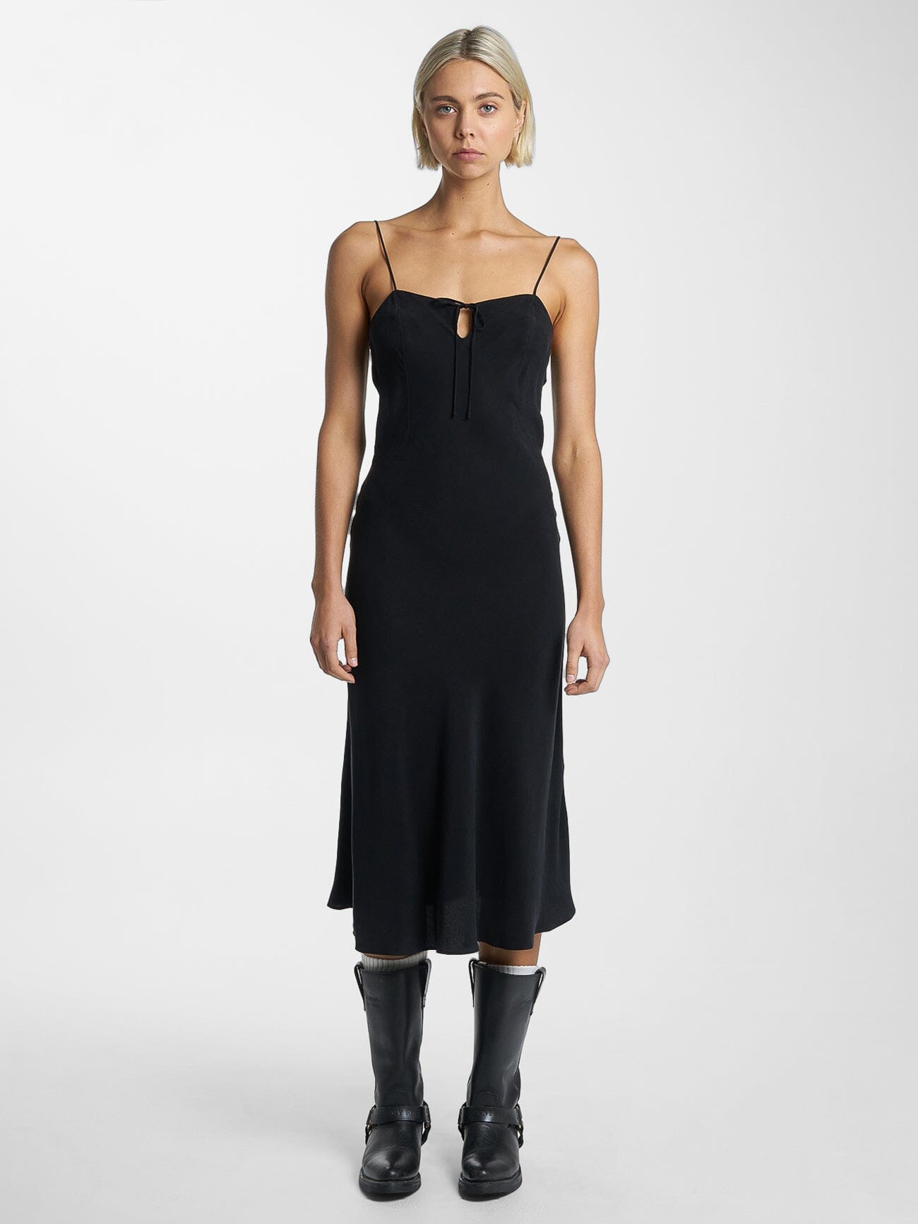 Natalia Slip Dress - Antique Black