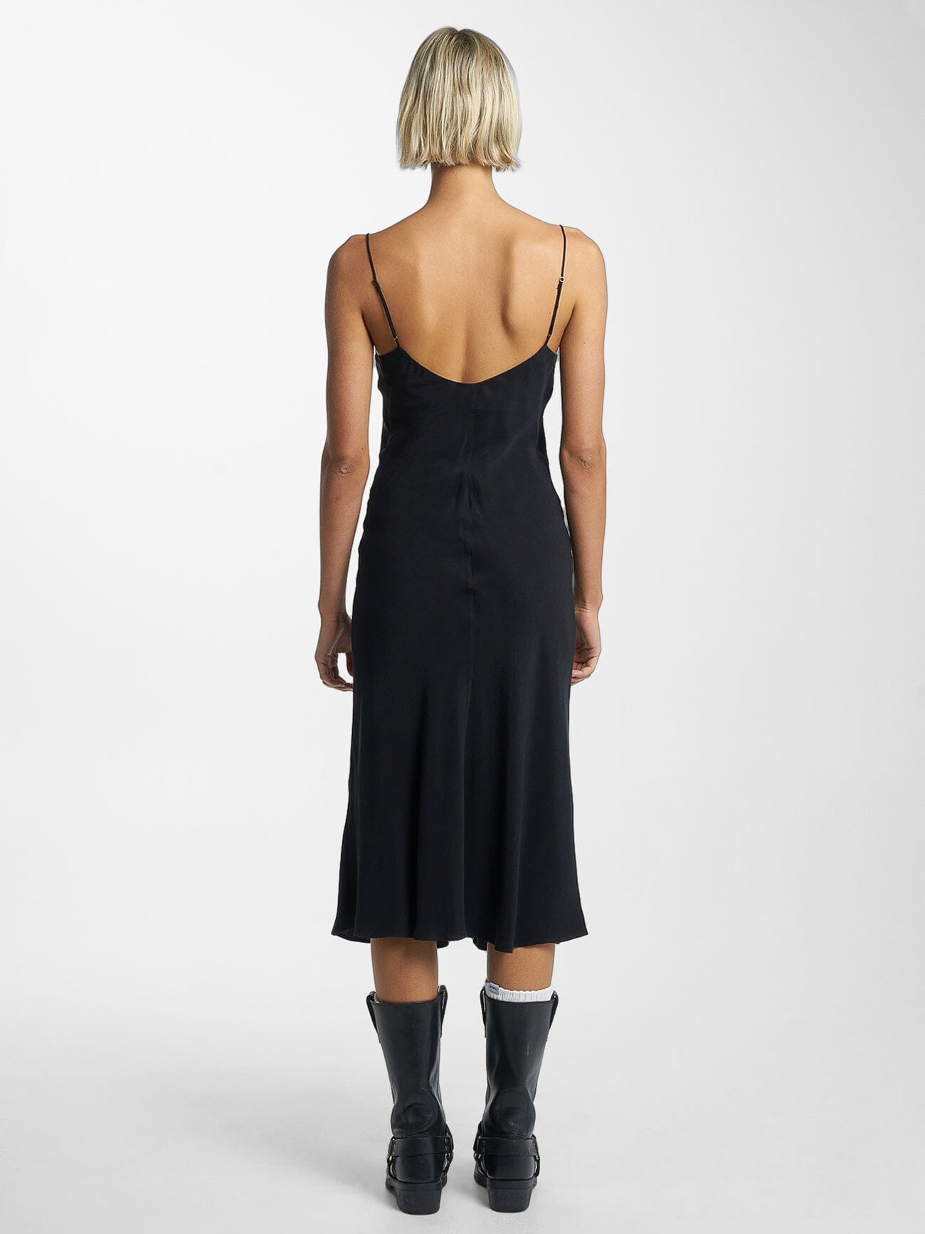 Natalia Slip Dress - Antique Black