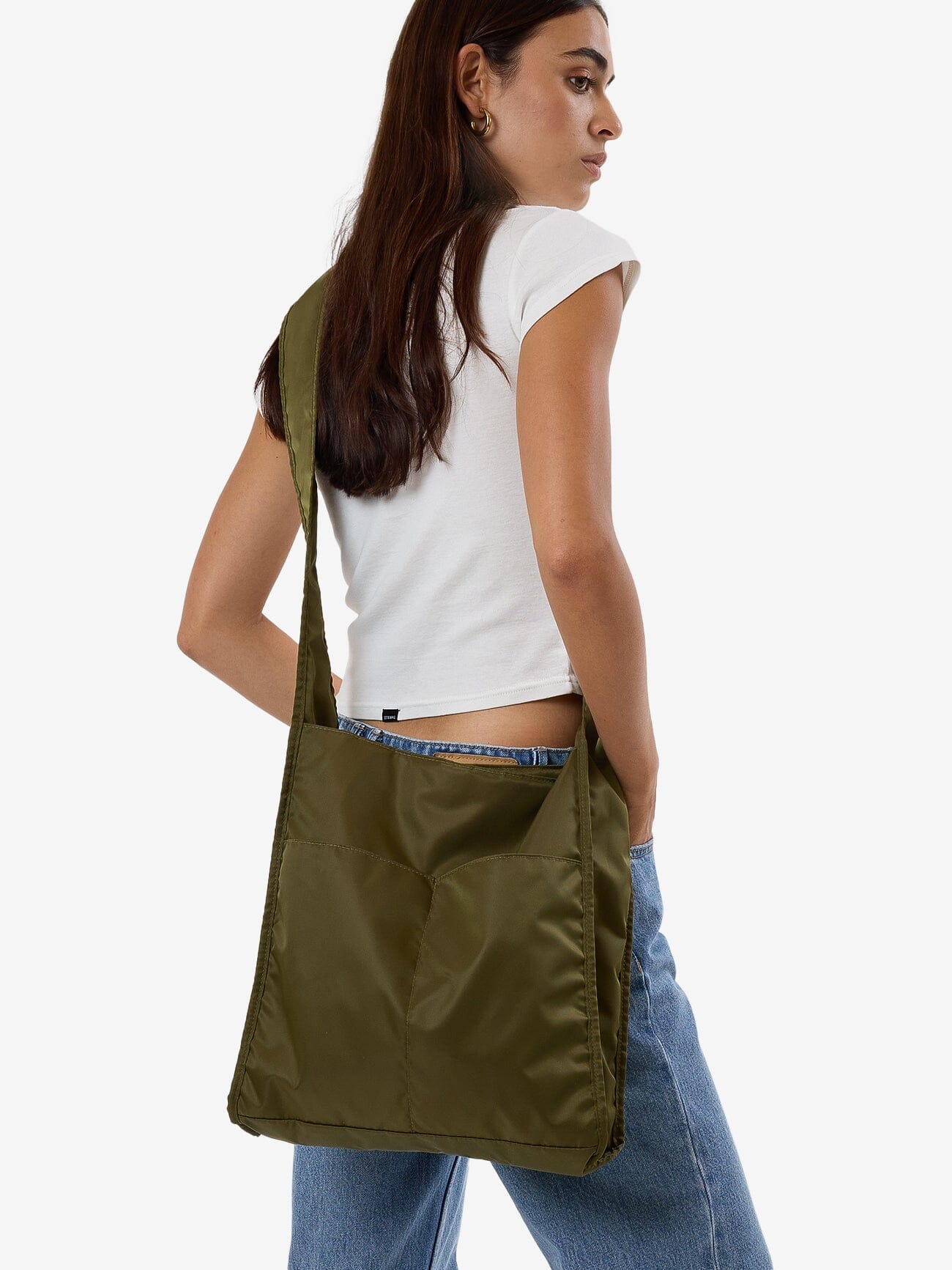 Camille Nylon Crossbody Bag - Tarmac