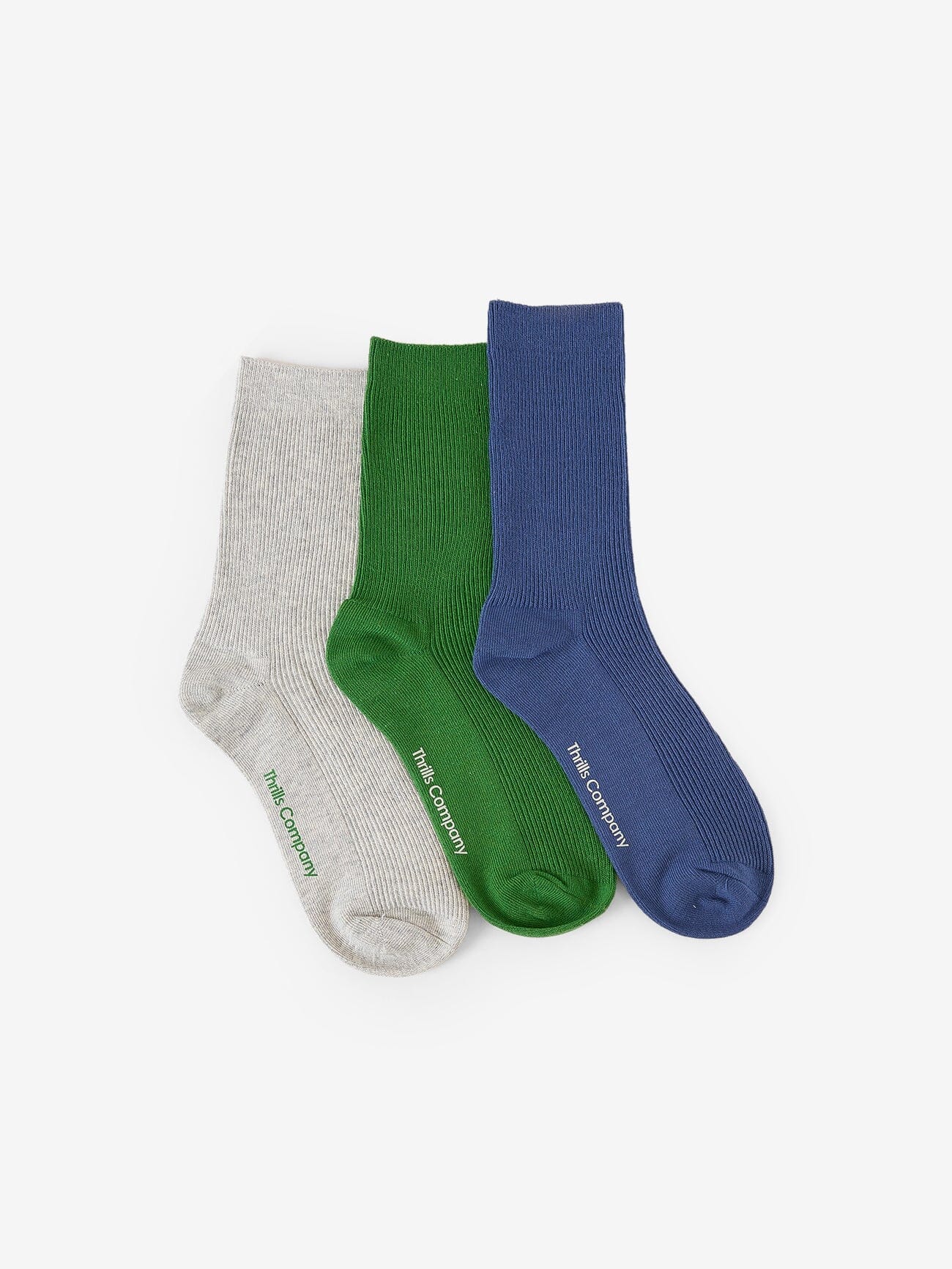 Professional Reality 3 Pack Sock - Elm Green - Snow Marle - Blue Ashes