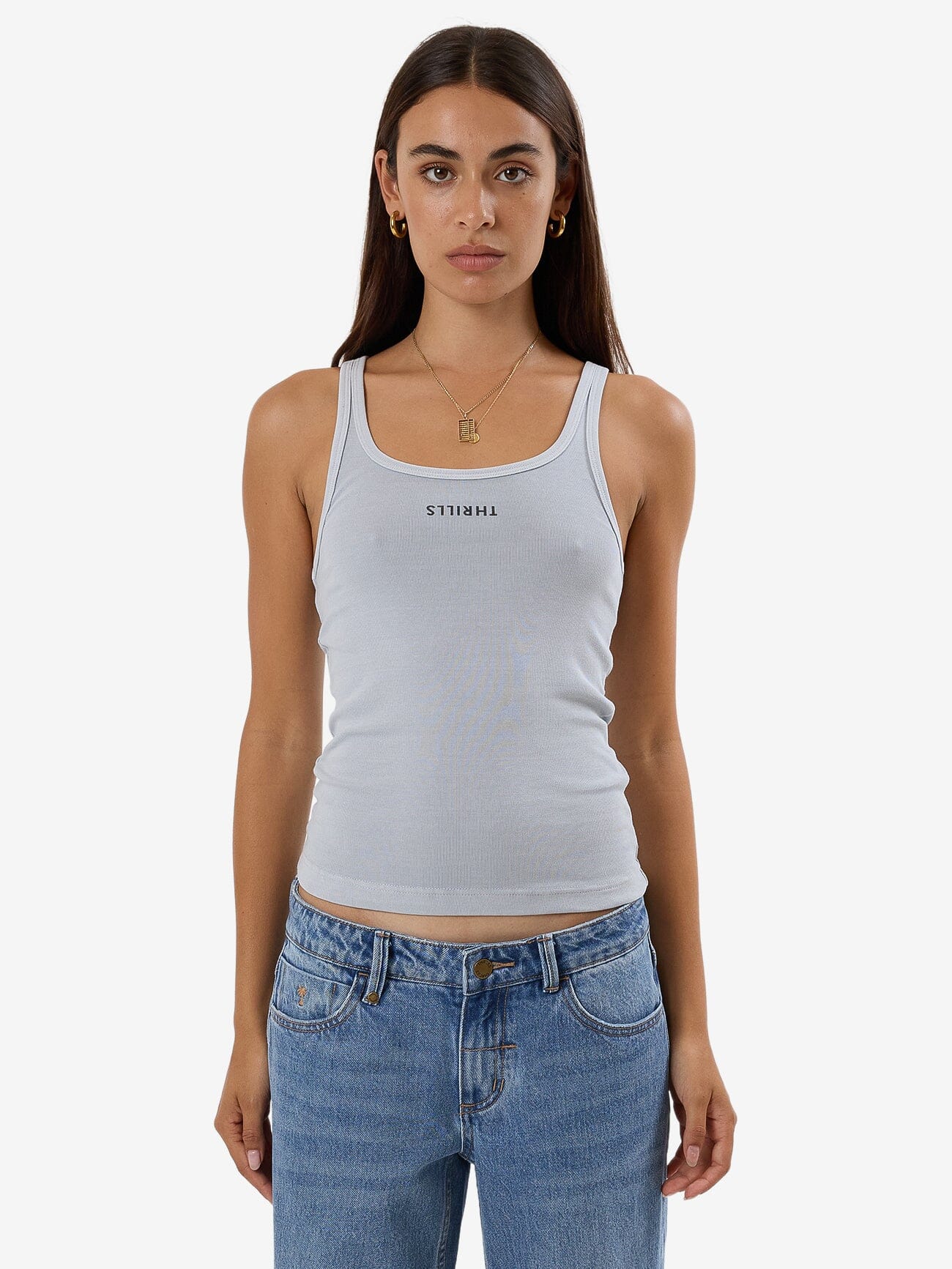 Minimal Thrills Scoop Tank - Iceberg 4