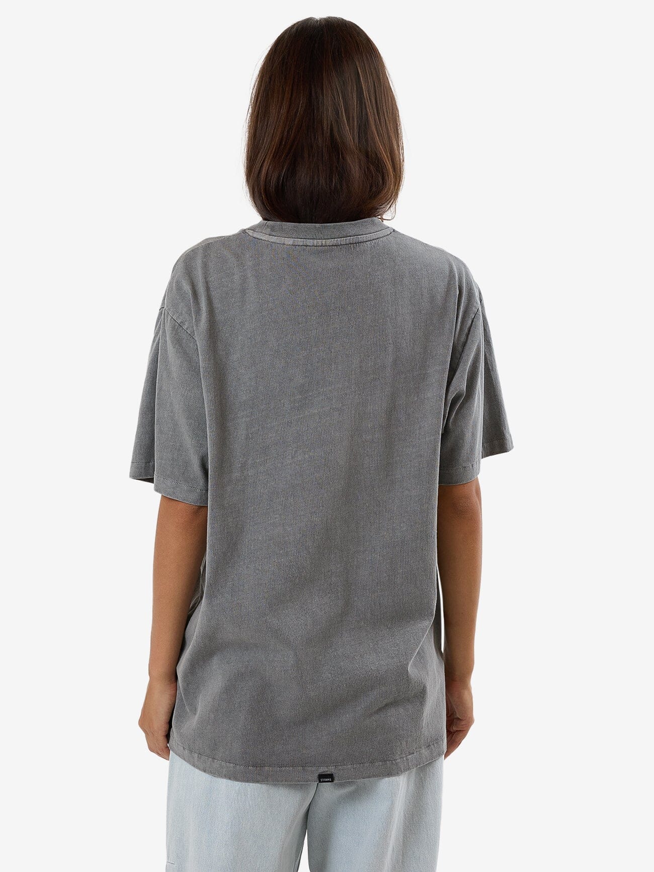 Meditation Merch Tee - Washed Grey