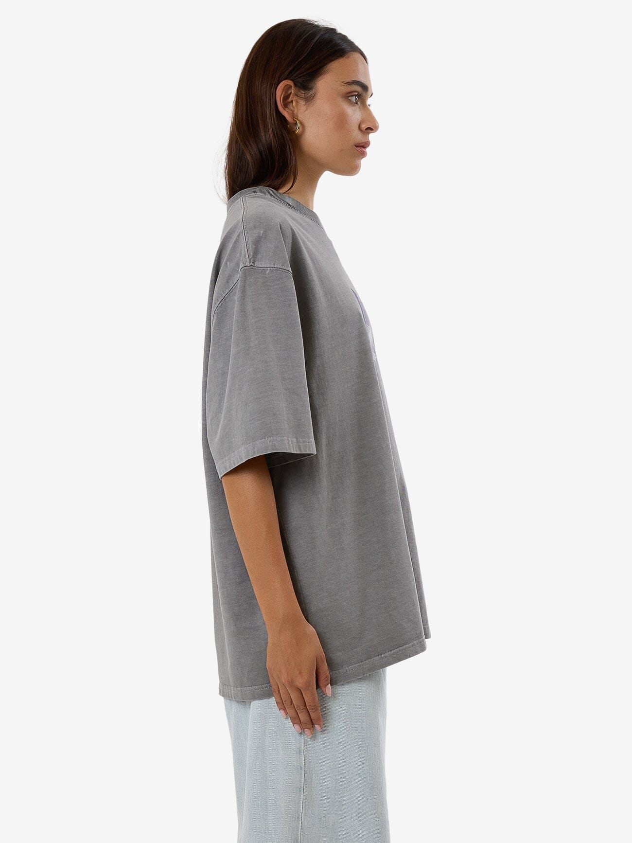 Shifting Sands Oversized Tee - Washed Grey