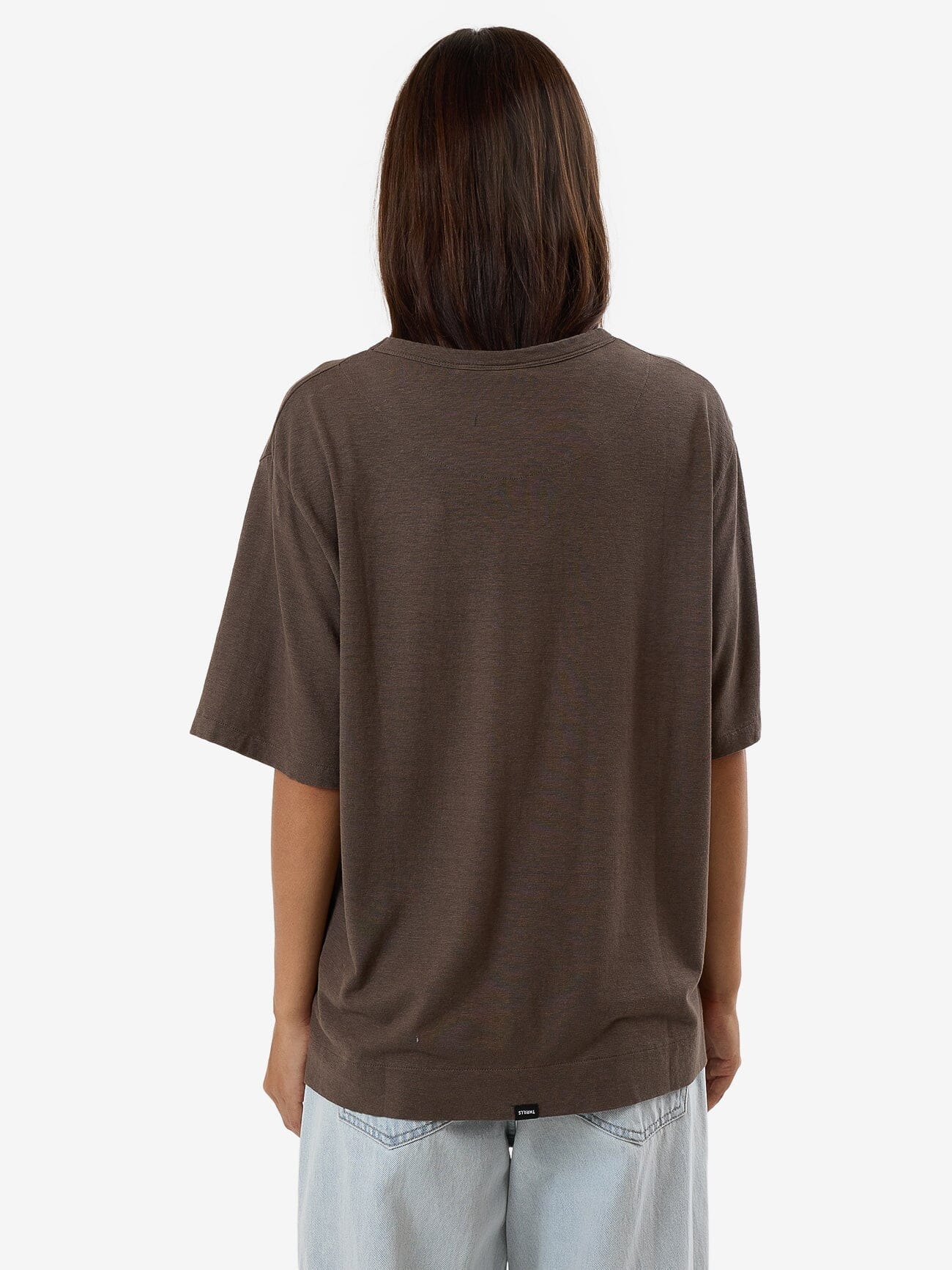 Lilium Hemp Box Tee - Tarmac