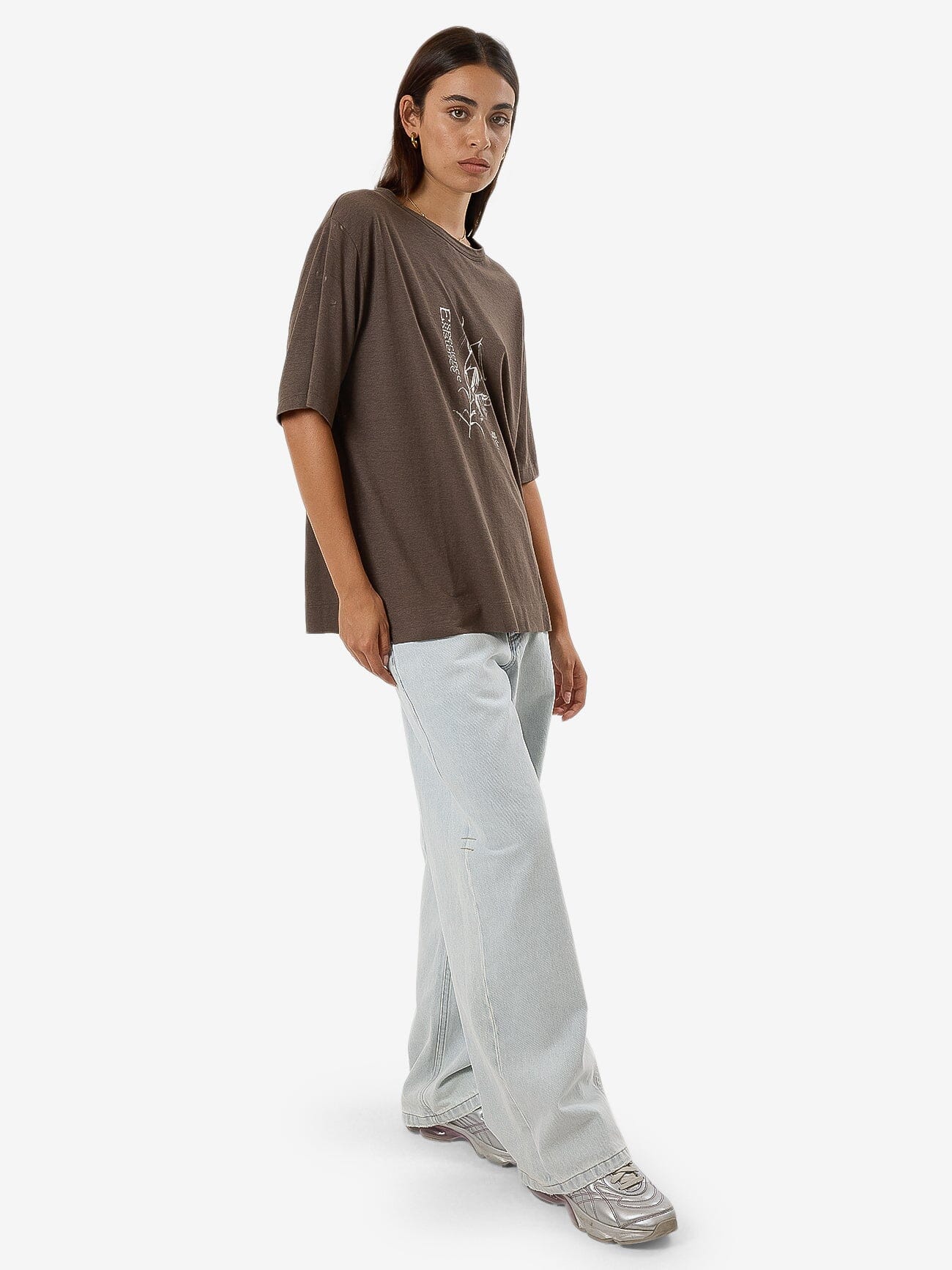 Lilium Hemp Box Tee - Tarmac 4