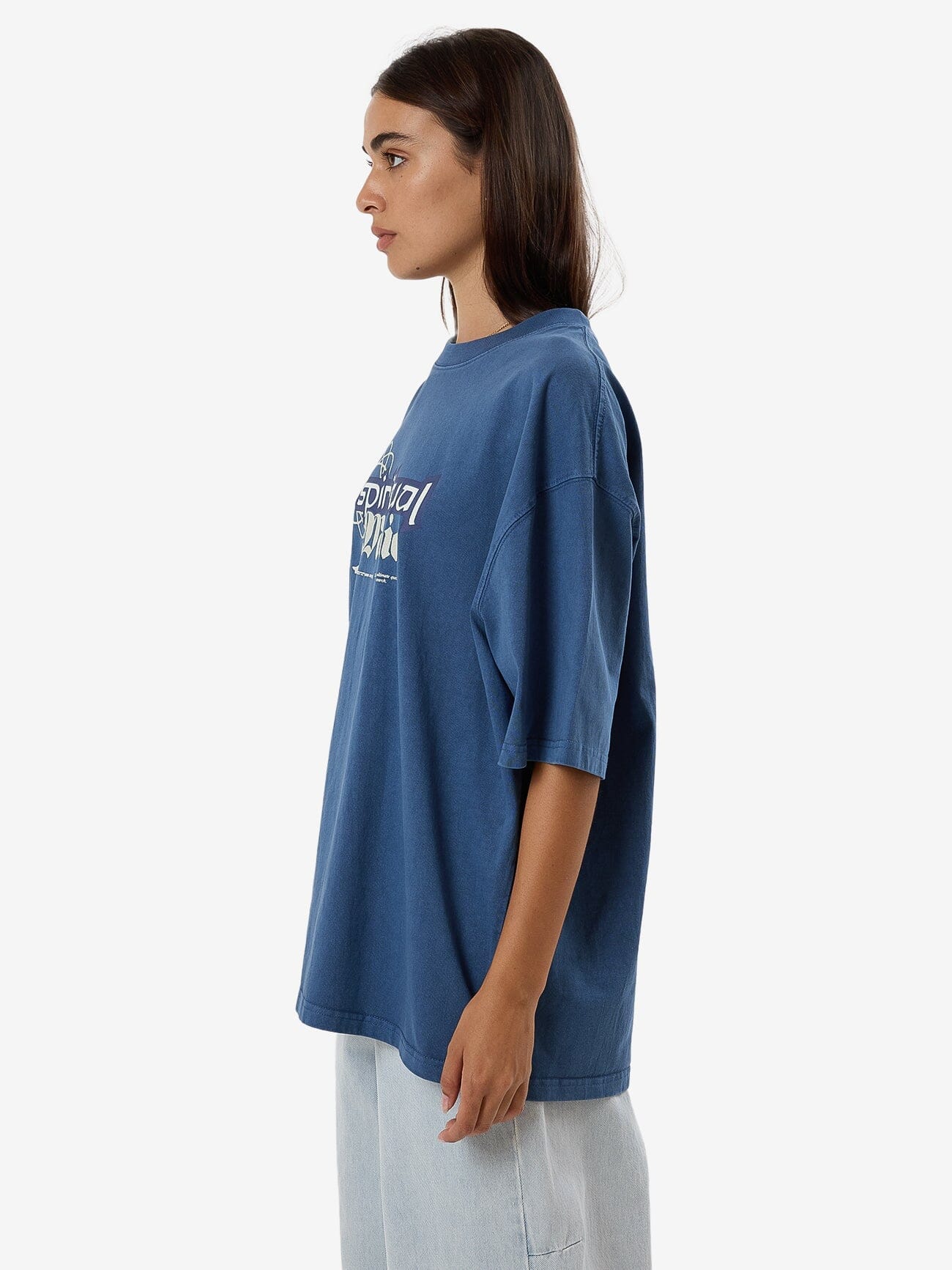 Spiritual Magic Oversized Tee - Blue Ashes