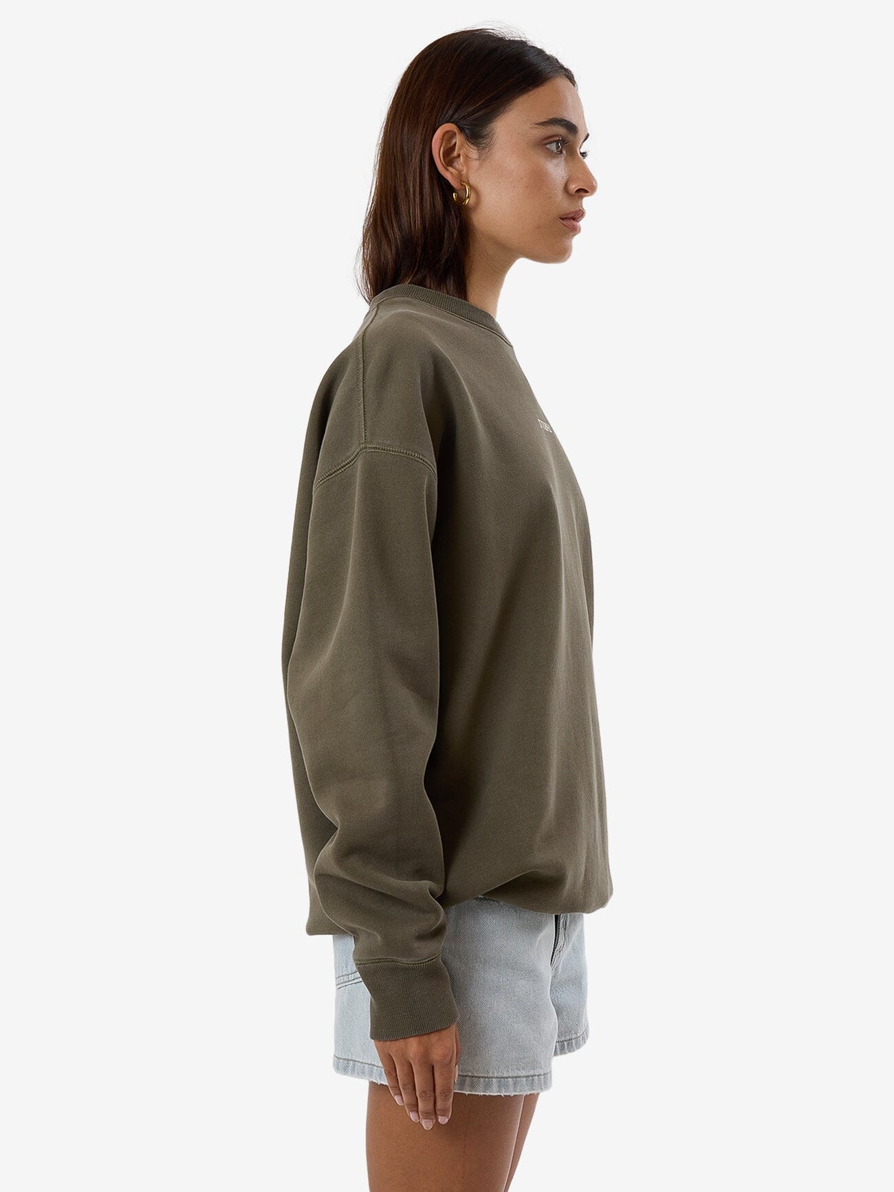 Minimal Thrills Slouch Crew - Tarmac 4