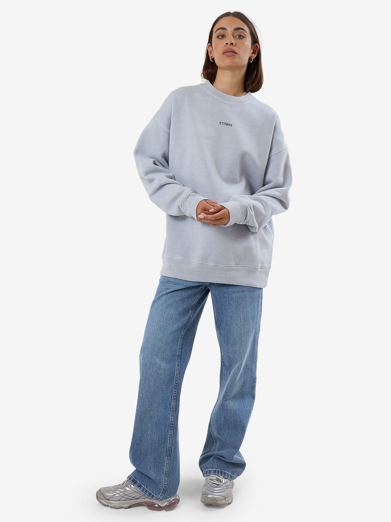 Minimal Thrills Slouch Crew - Iceberg