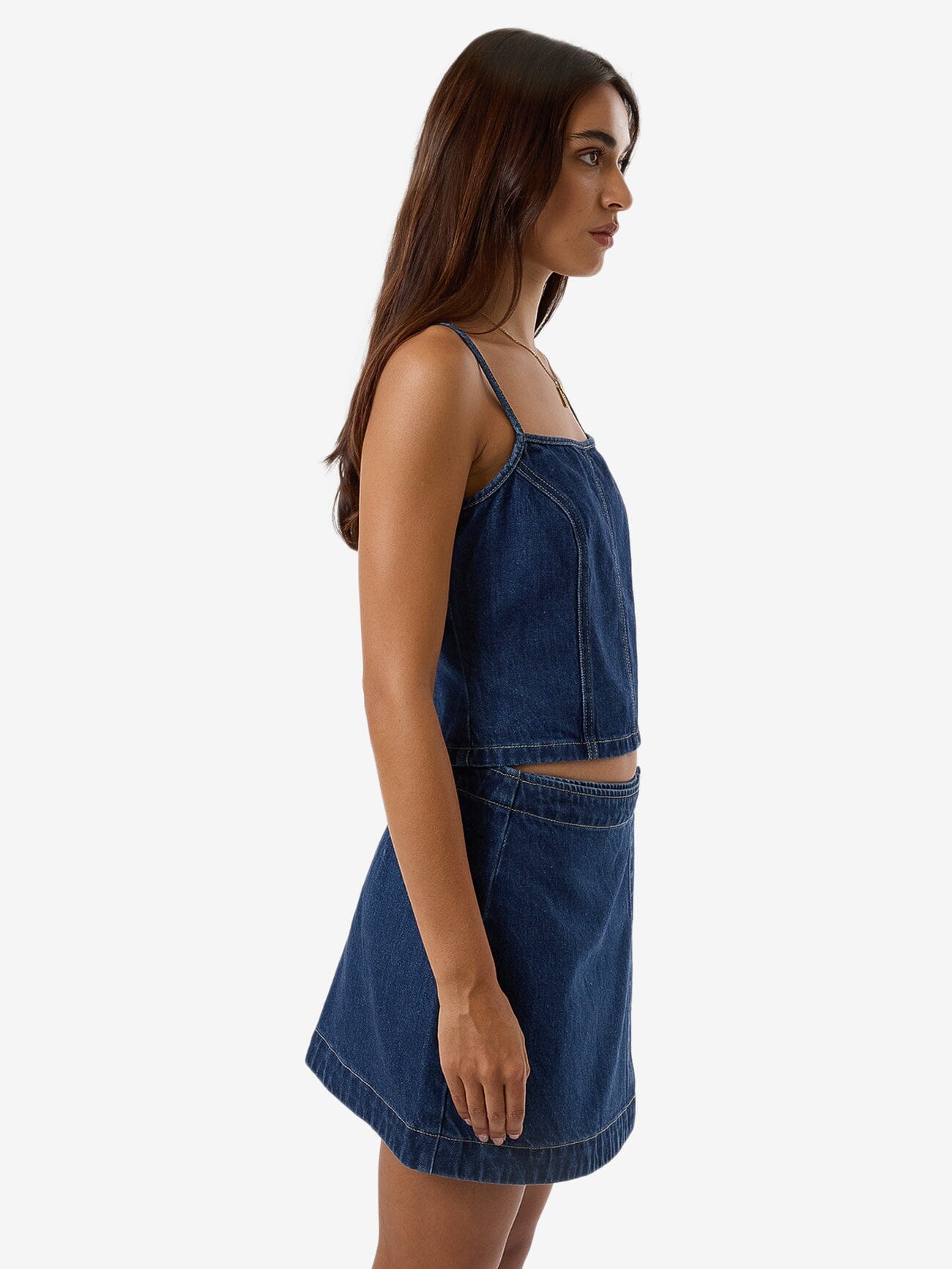 Rory Denim Top - Union Blue 4