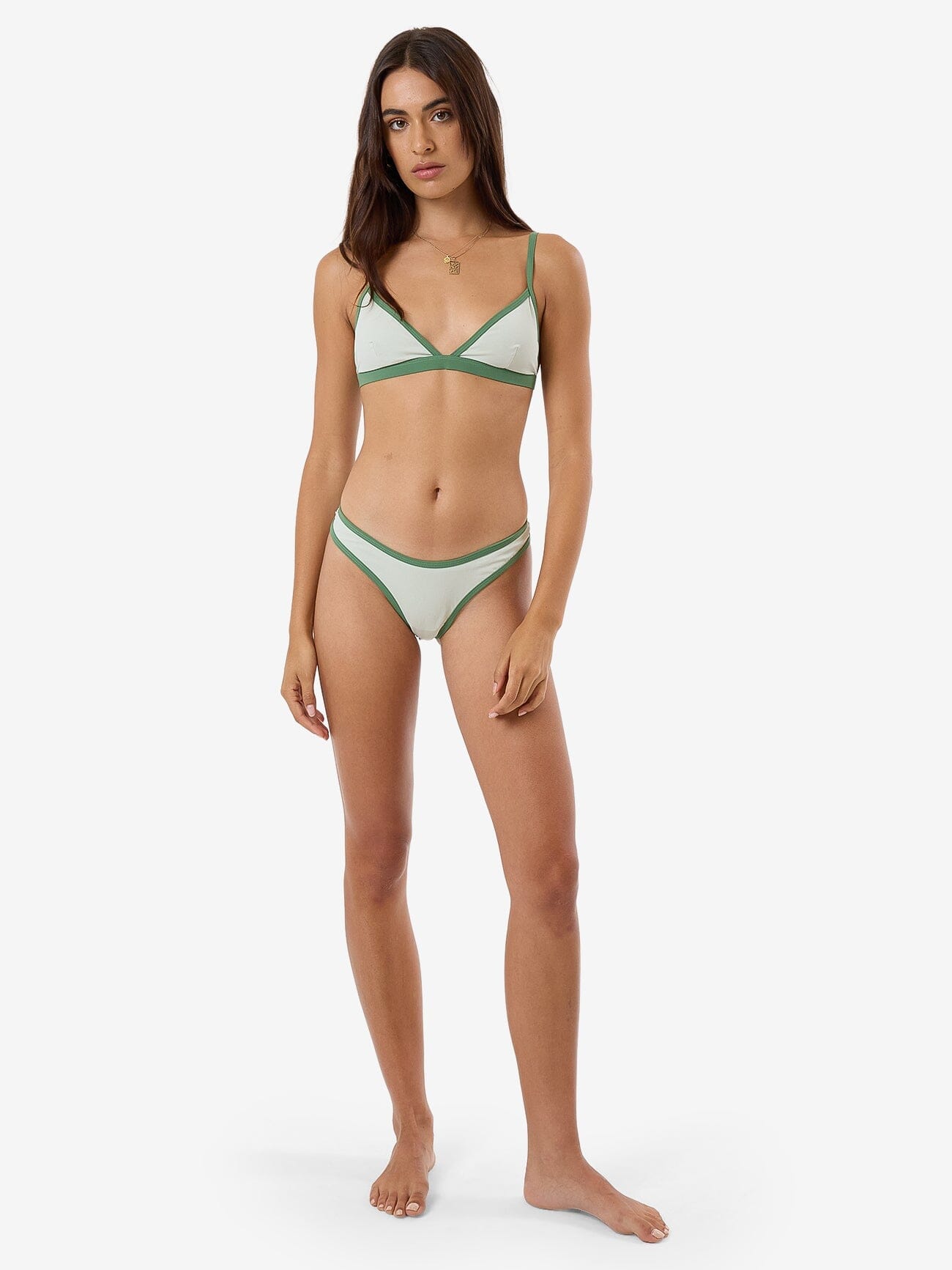 Jade Classic Bikini Bottom - Celadon Tint