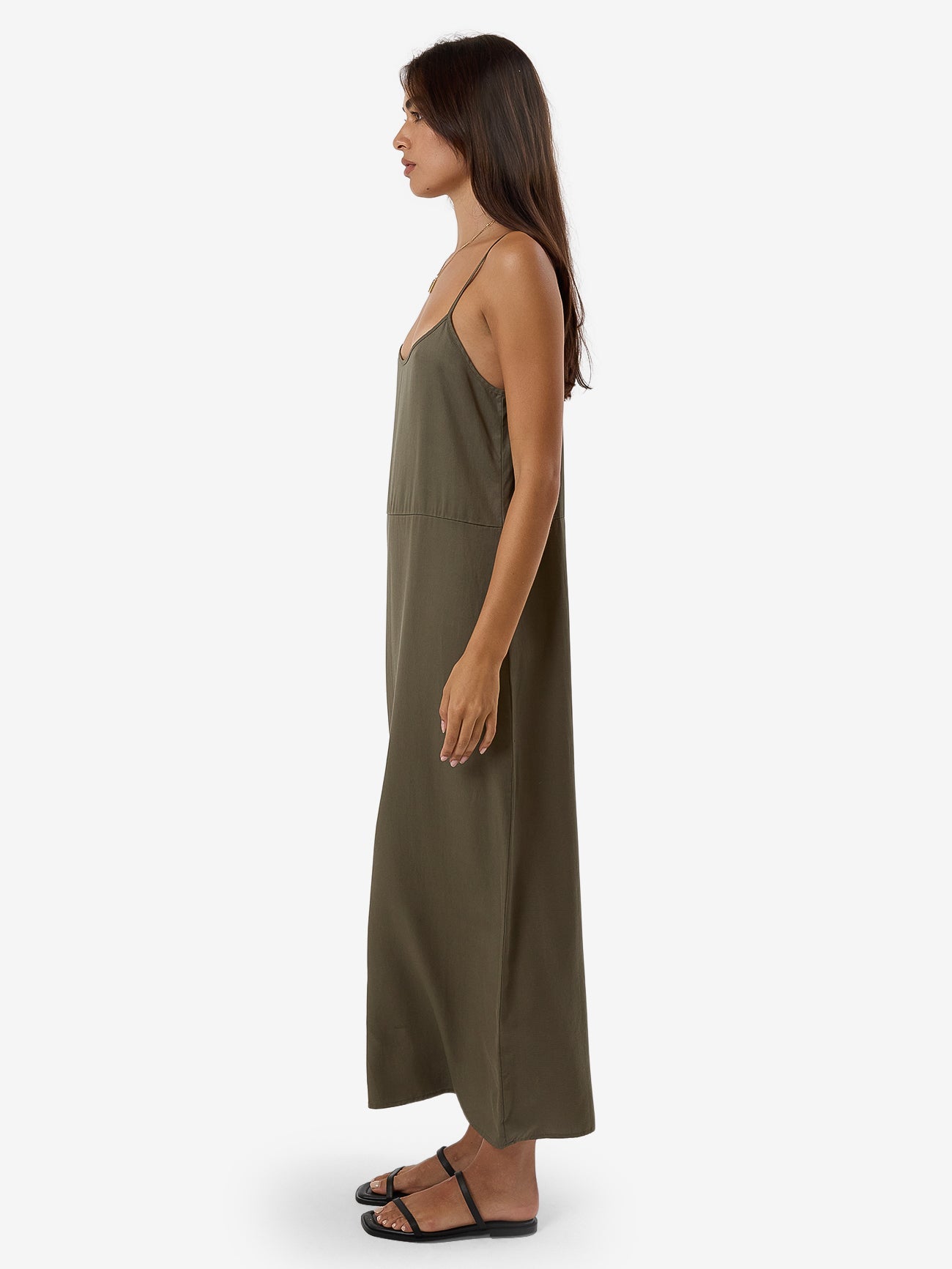 Breezy Slip Dress - Tarmac