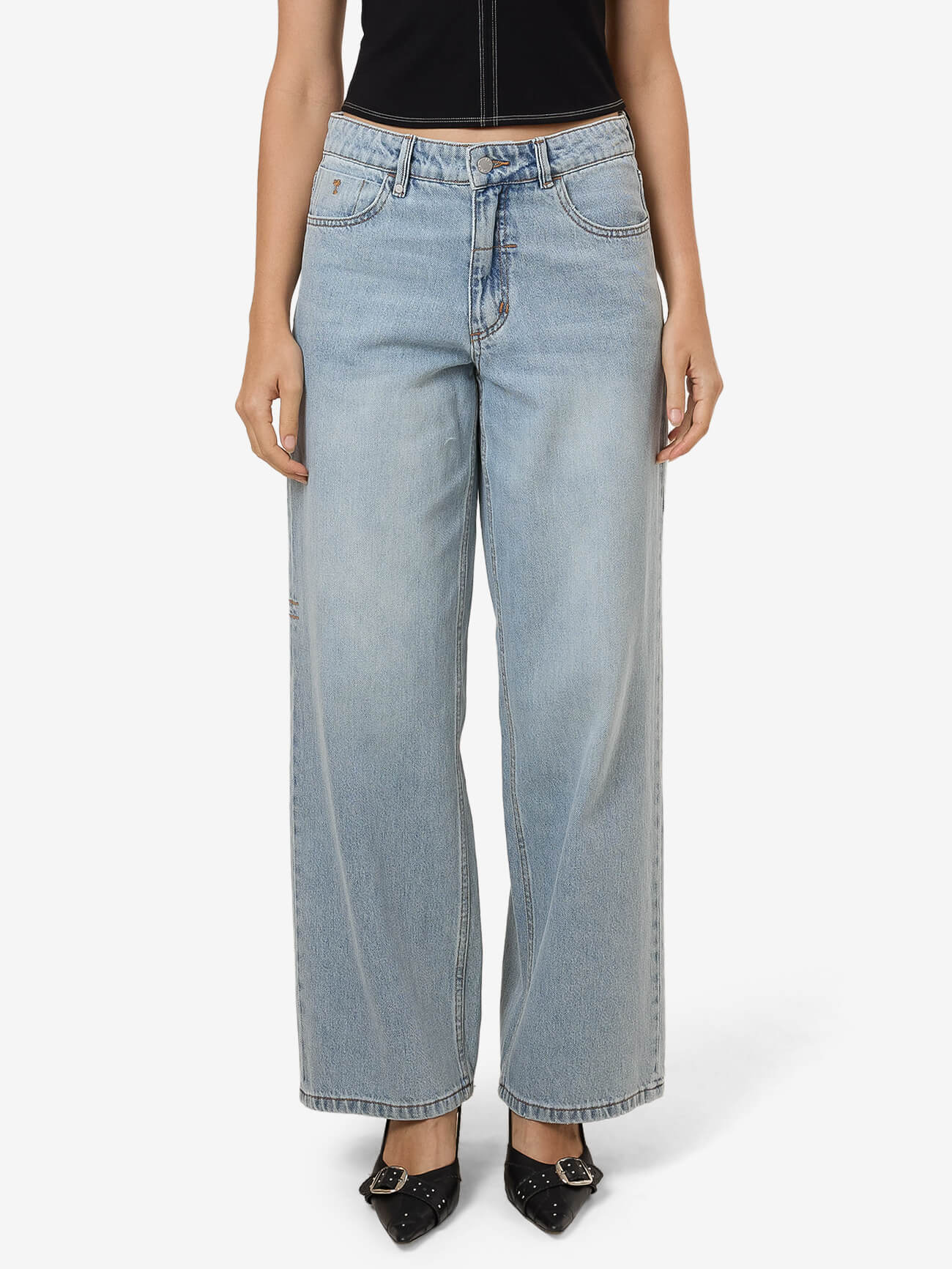 Dopamine Billie Low Rise Baggy Jean - Dusk