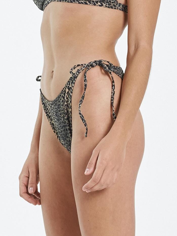 Wayward String Bikini Bottom - Black