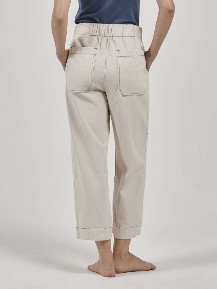 Ease Utility Pant - Vintage Bone / Botanical Blue