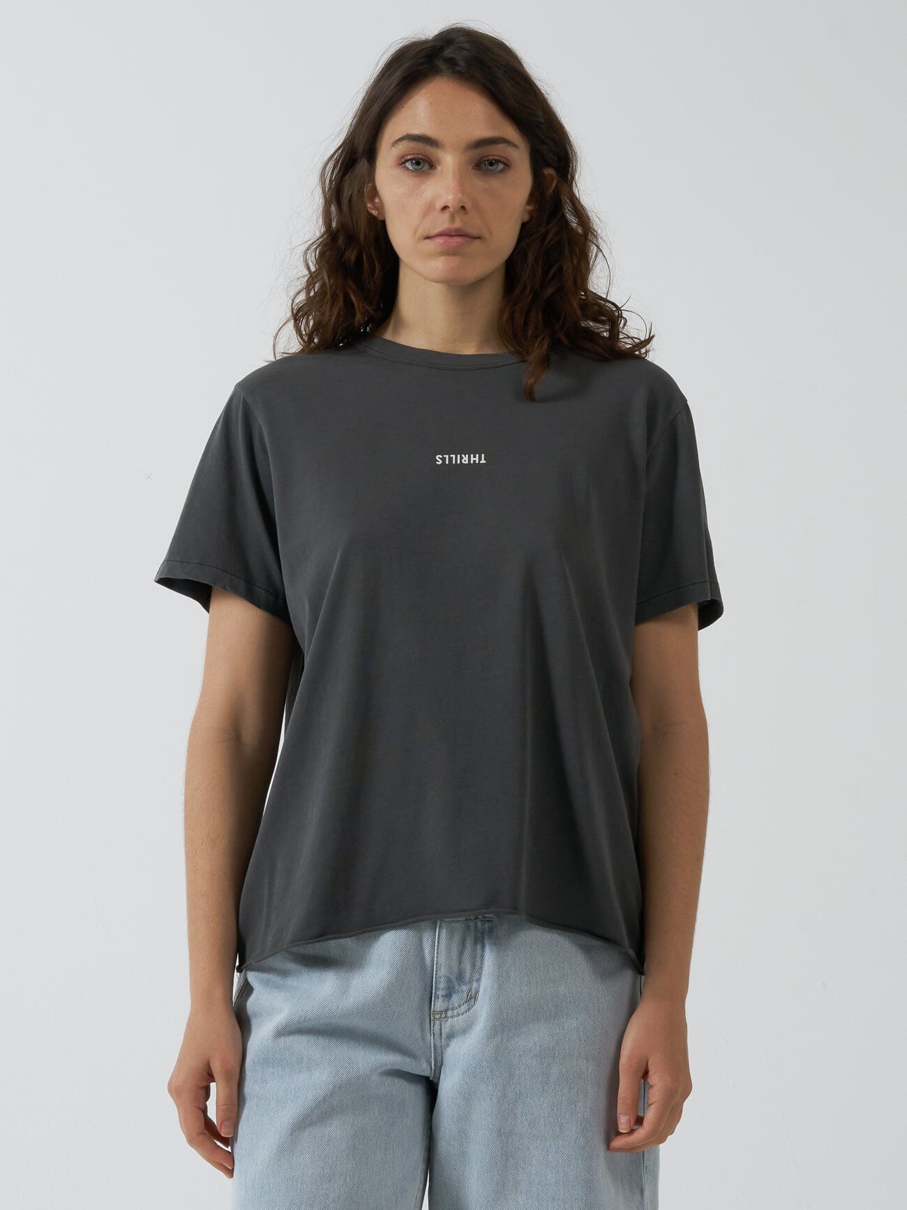 Minimal Thrills Relaxed Tee - Merch Black