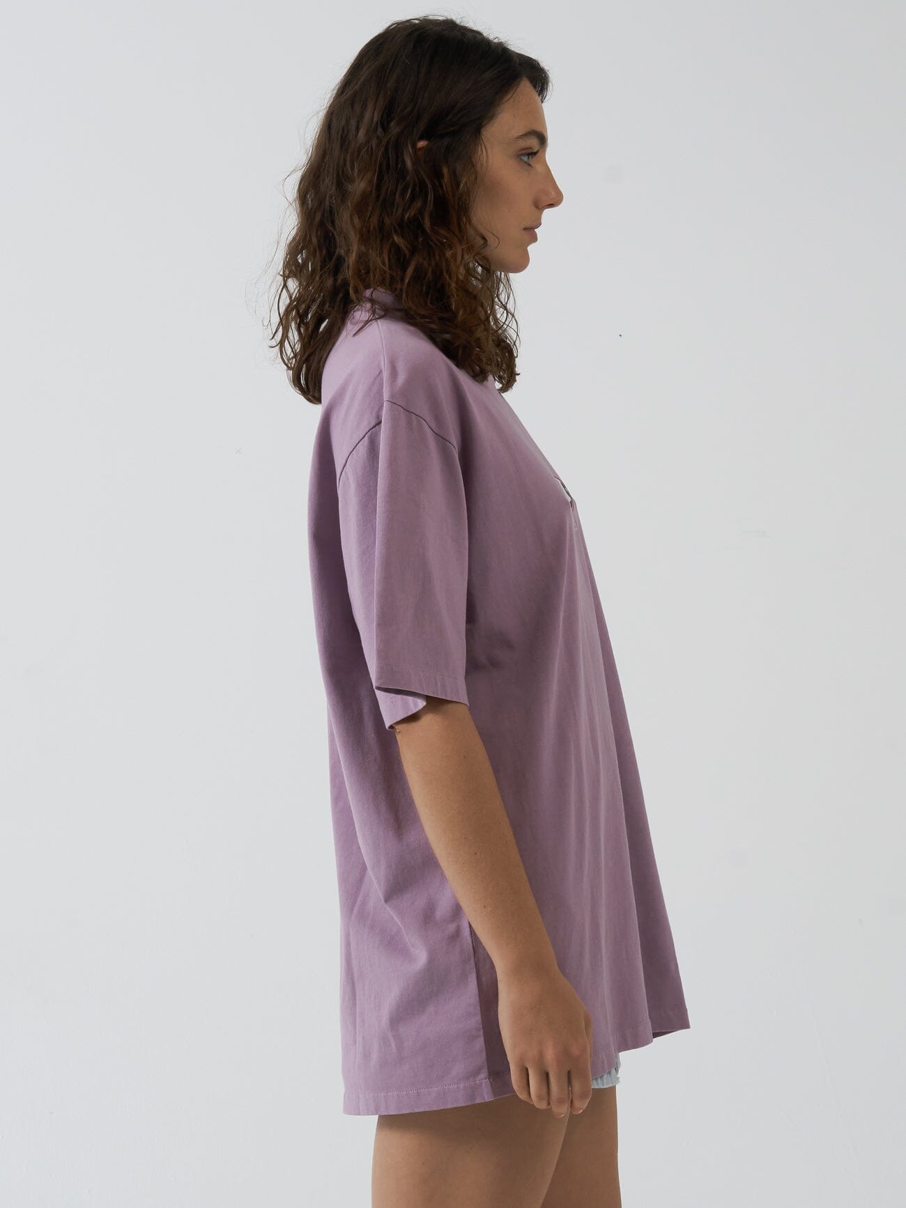 Interlock Oversized Tee - Mauve Shadows