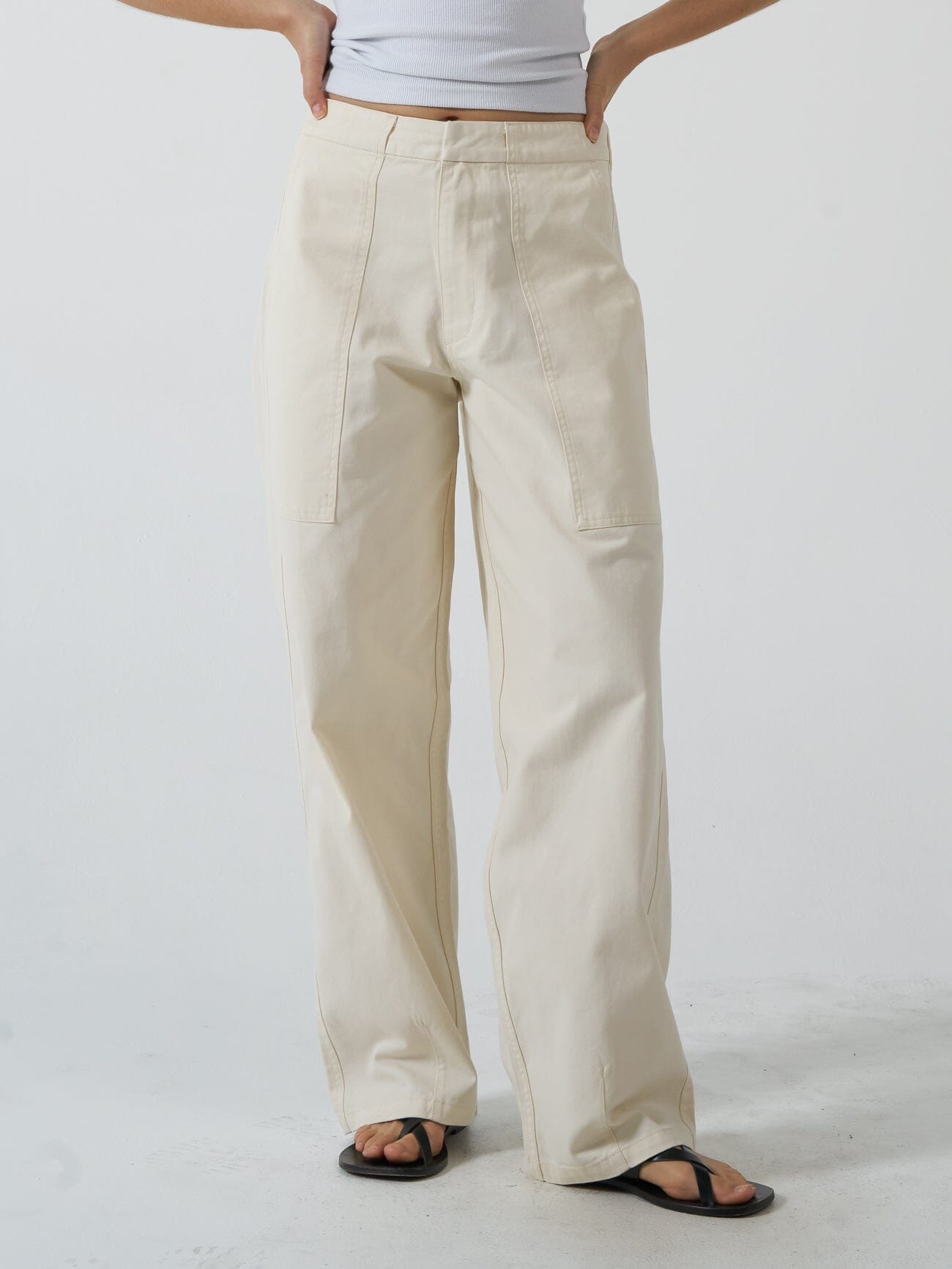 Mason Pant - Heritage White