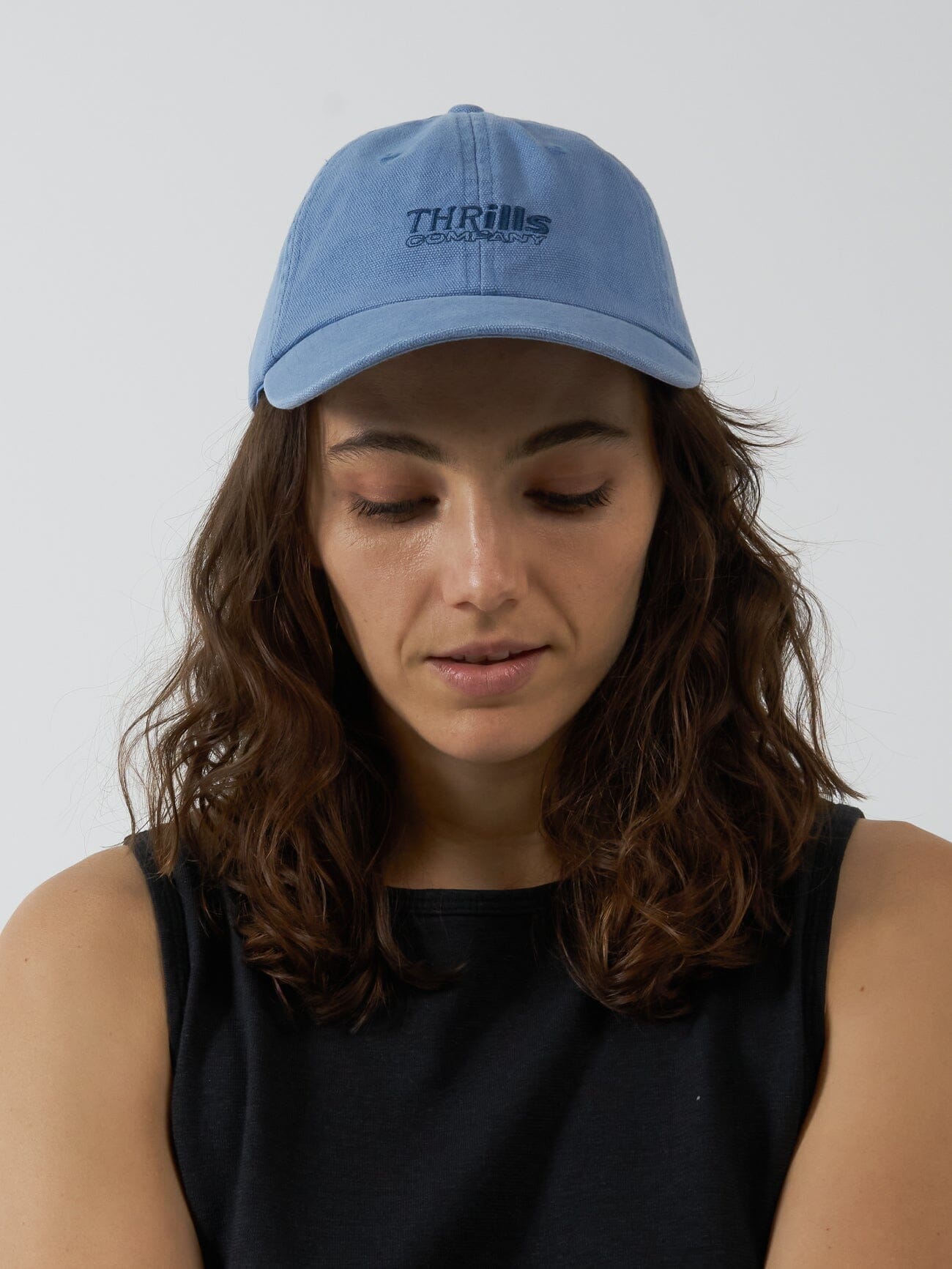 Split Decicion 6 Panel Cap - Postal Blue