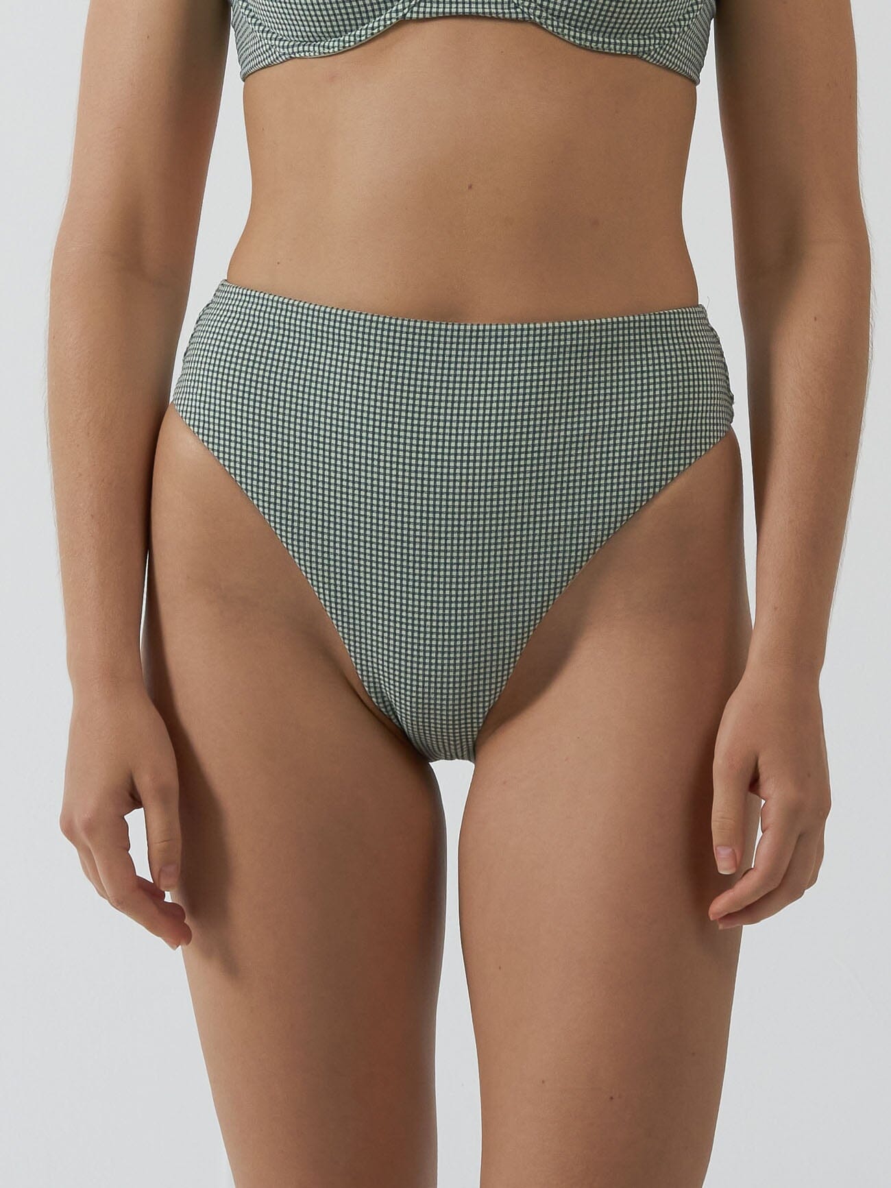 Levitation 90's High Cut Bikini Bottom - Pistachio