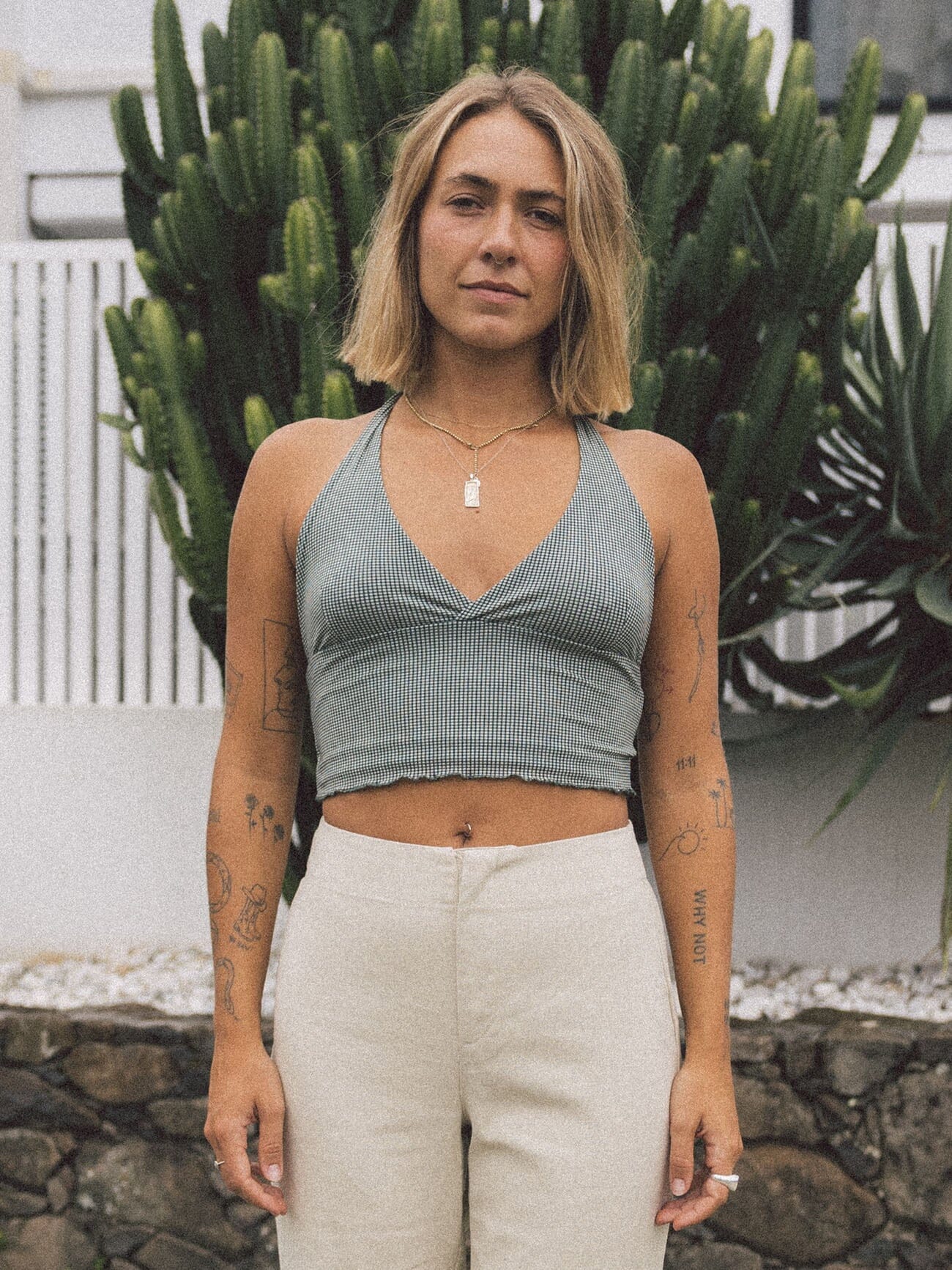 Levitation Halter Tank - Pistachio