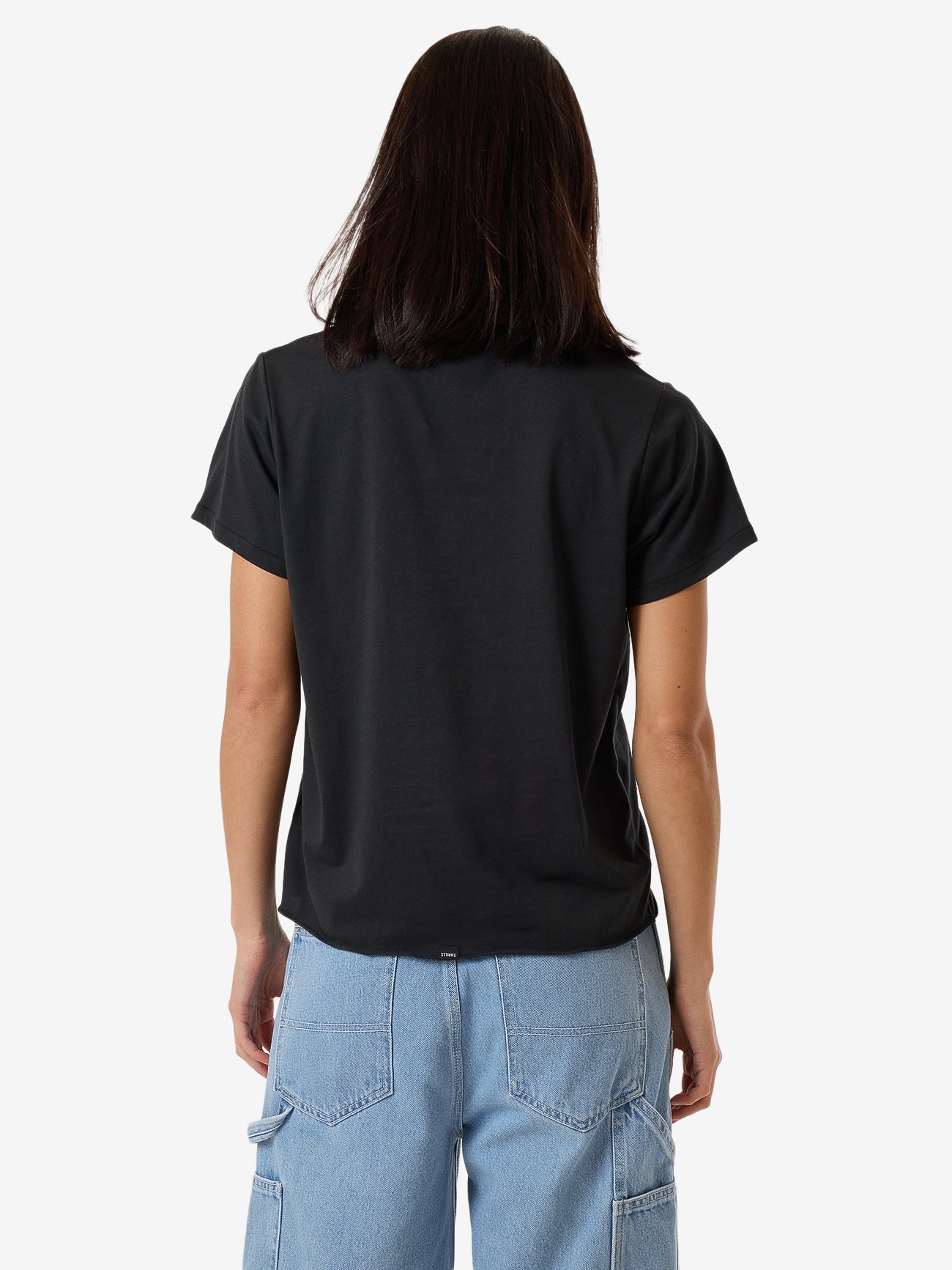 Minimal Thrills Relaxed Tee - Faded Black 4