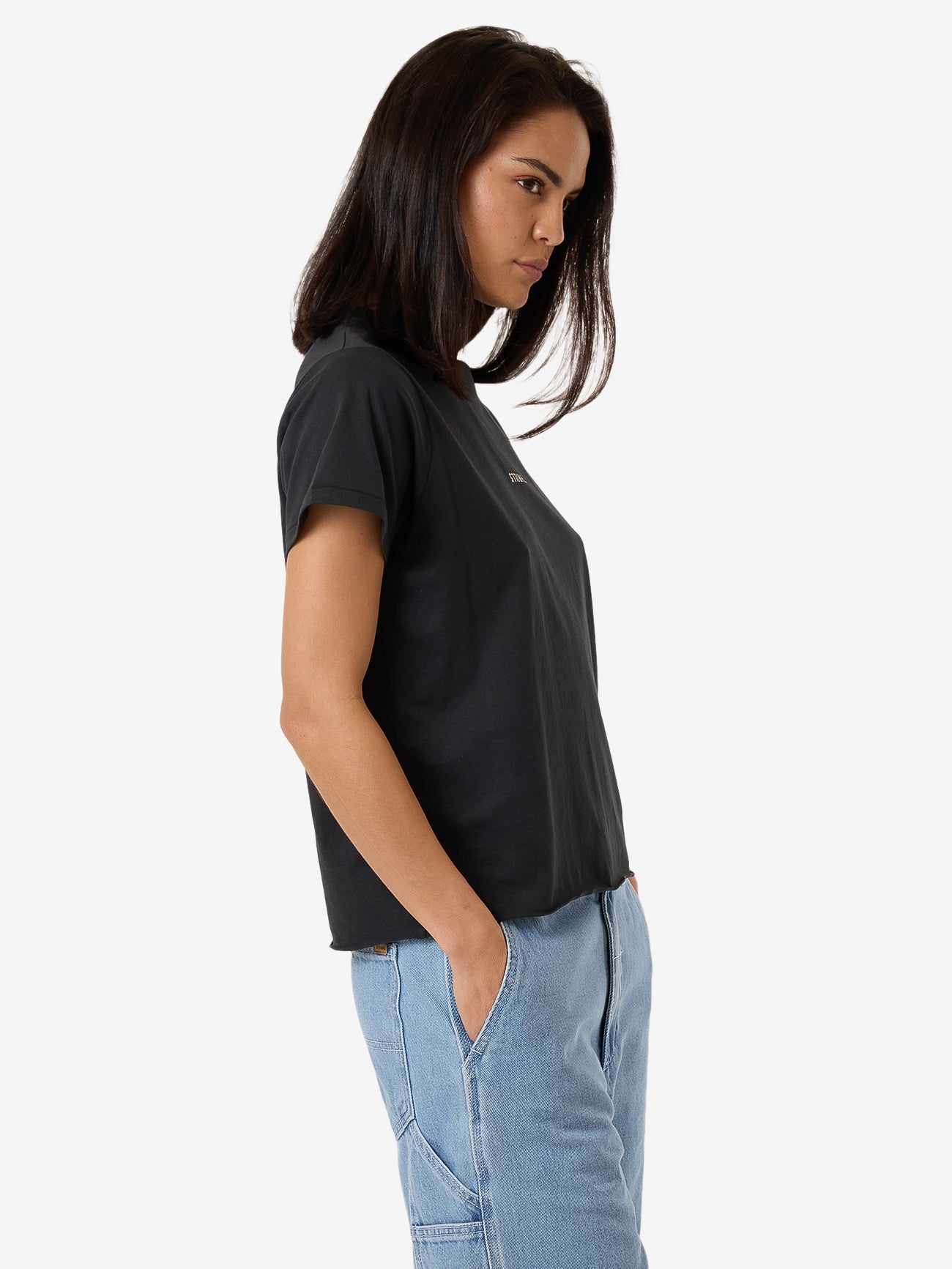 Minimal Thrills Relaxed Tee - Faded Black 4