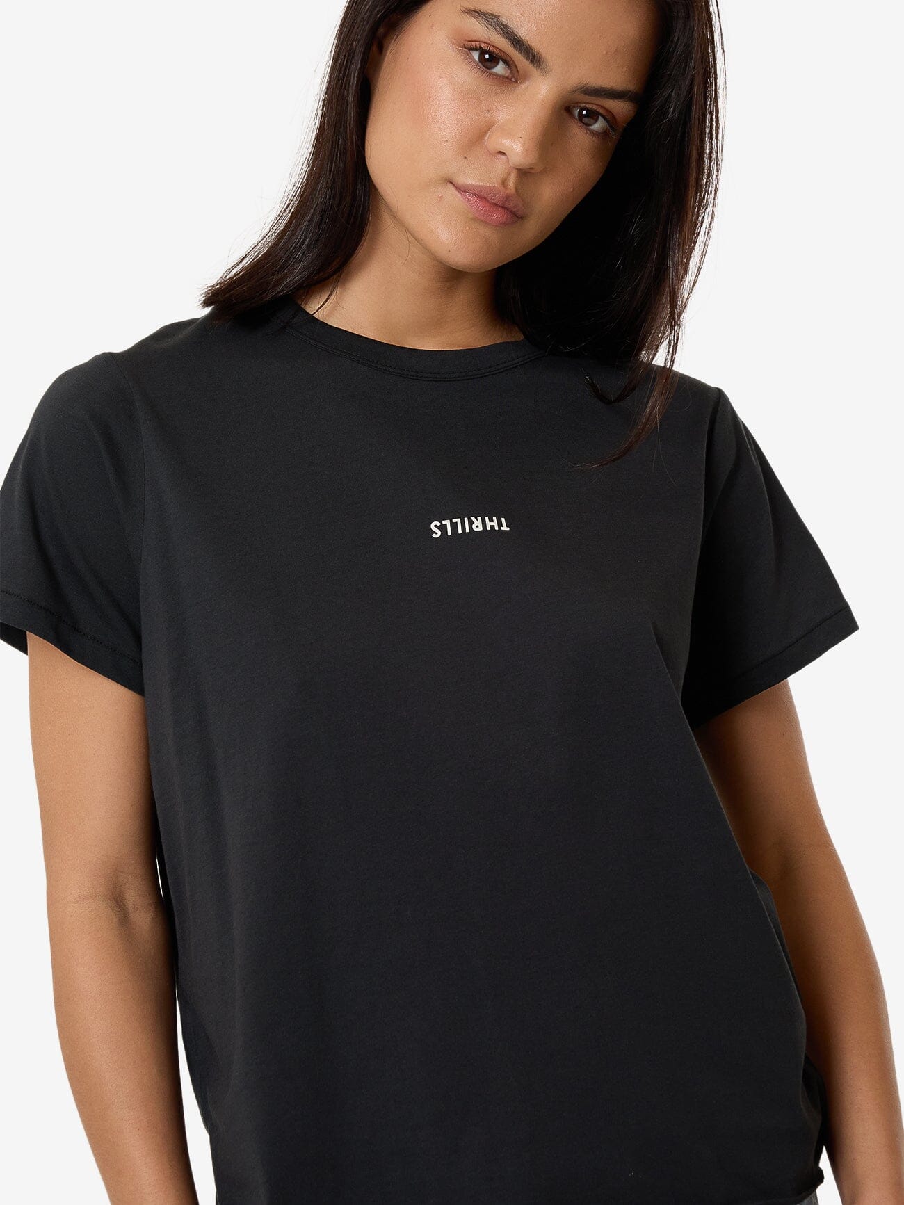 Minimal Thrills Relaxed Tee - Faded Black 4