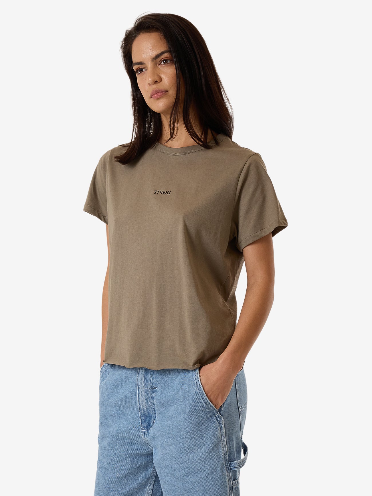 Minimal Thrills Relaxed Tee - Brindle 4