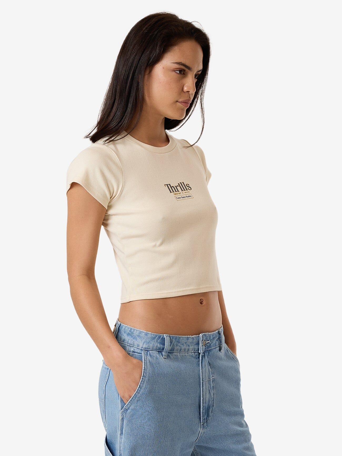 Higher Road Mini Tee - Unbleached 4