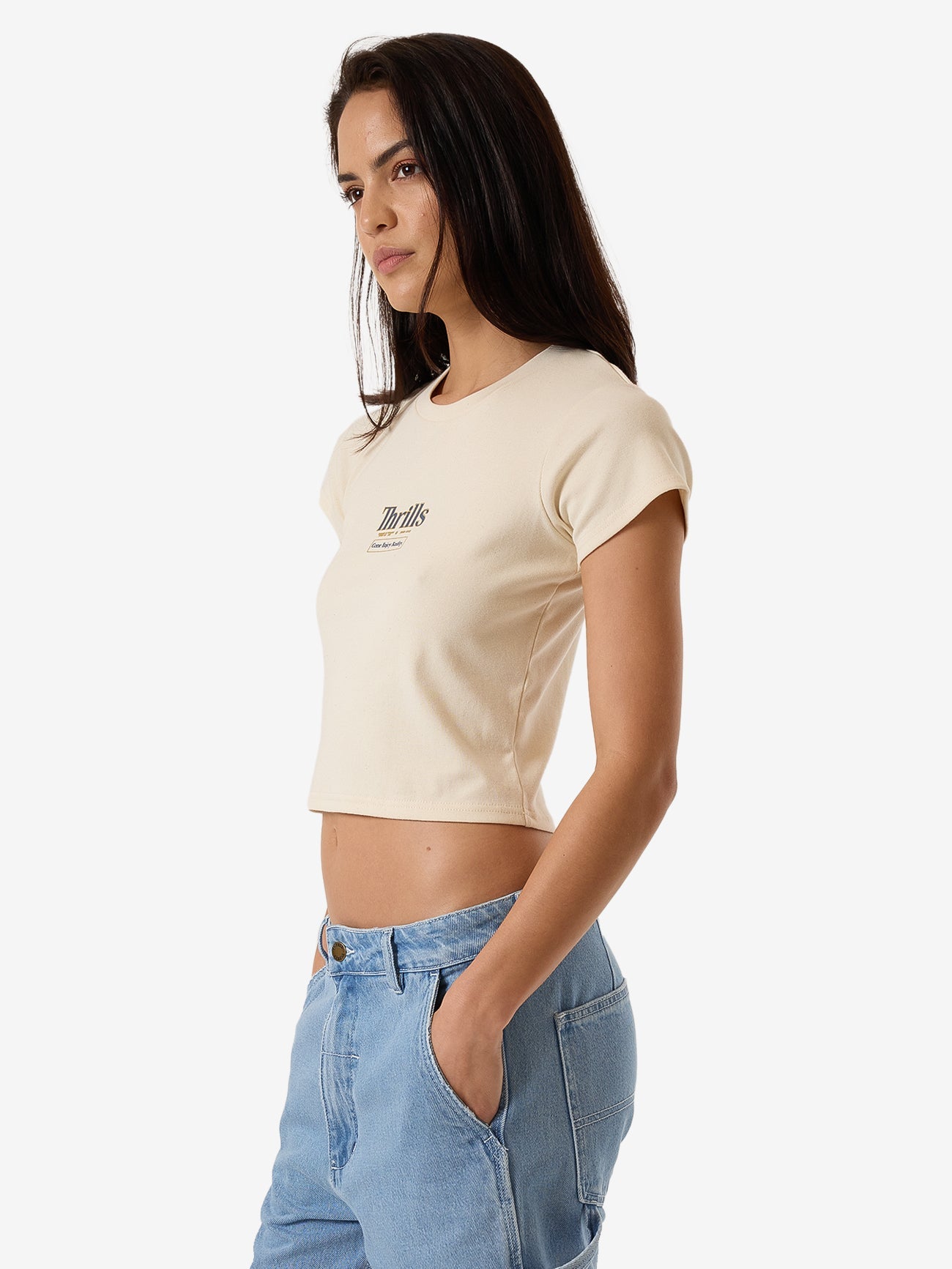 Higher Road Mini Tee - Unbleached 4