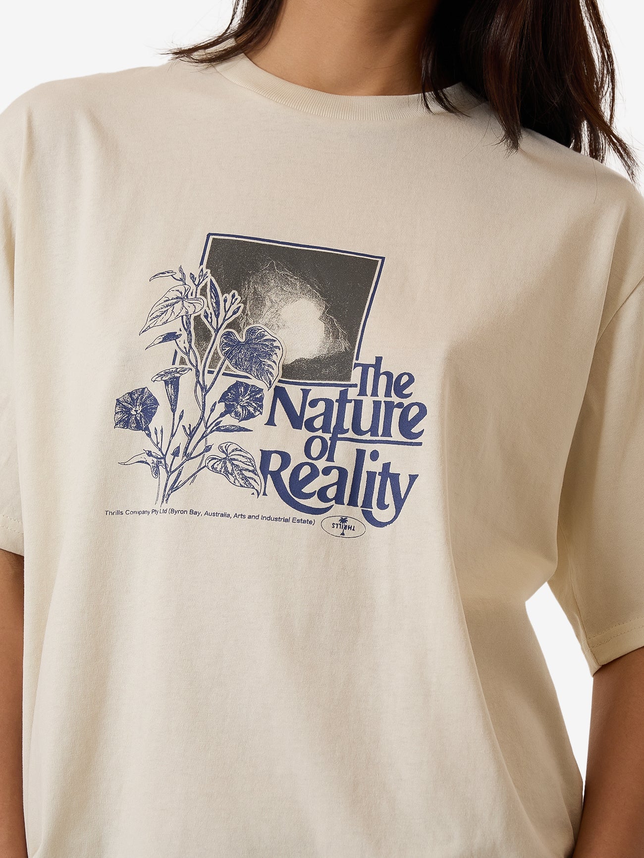 Nature Vs Nuture Square Tee - Heritage White 4