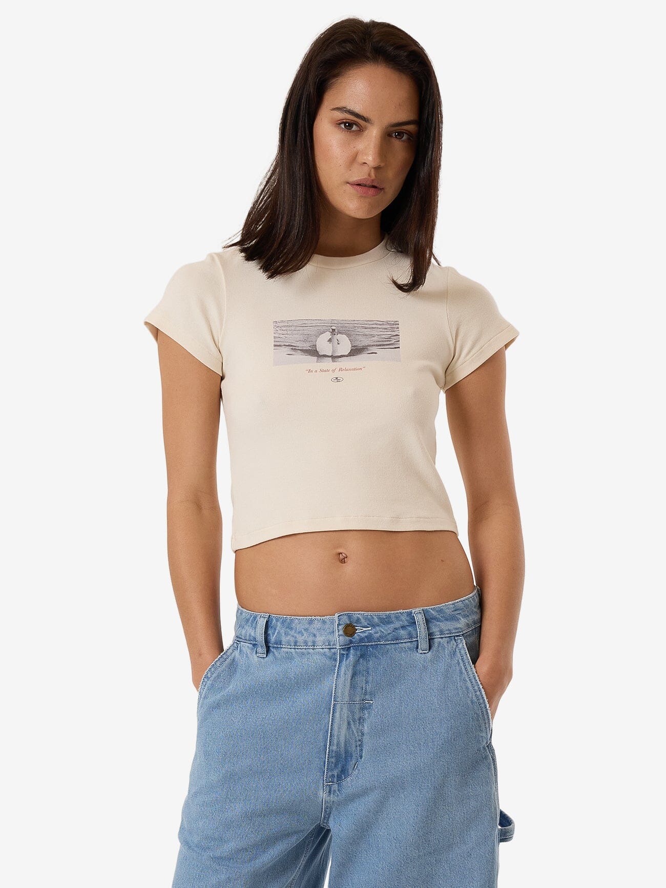 Swan Song Mini Tee - Heritage White 4