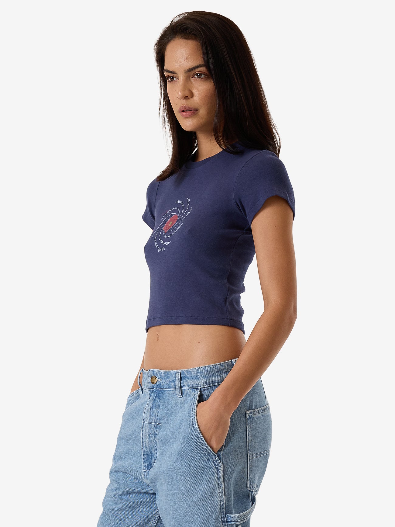 Poppy Portal Mini Tee - Estate Blue 4