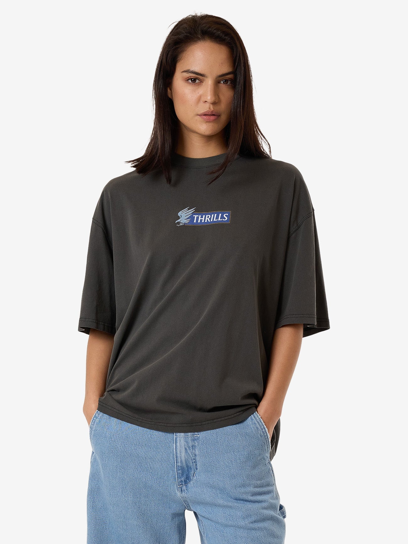 Allegiance Oversized Tee - Merch Black 4