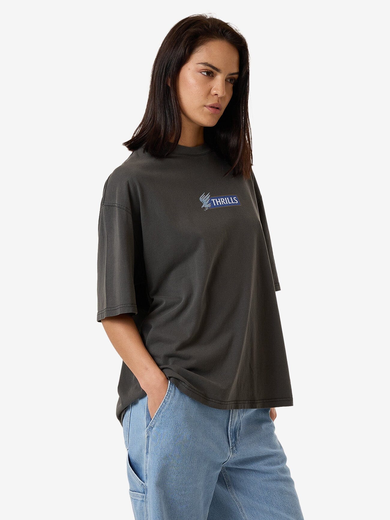 Allegiance Oversized Tee - Merch Black 4