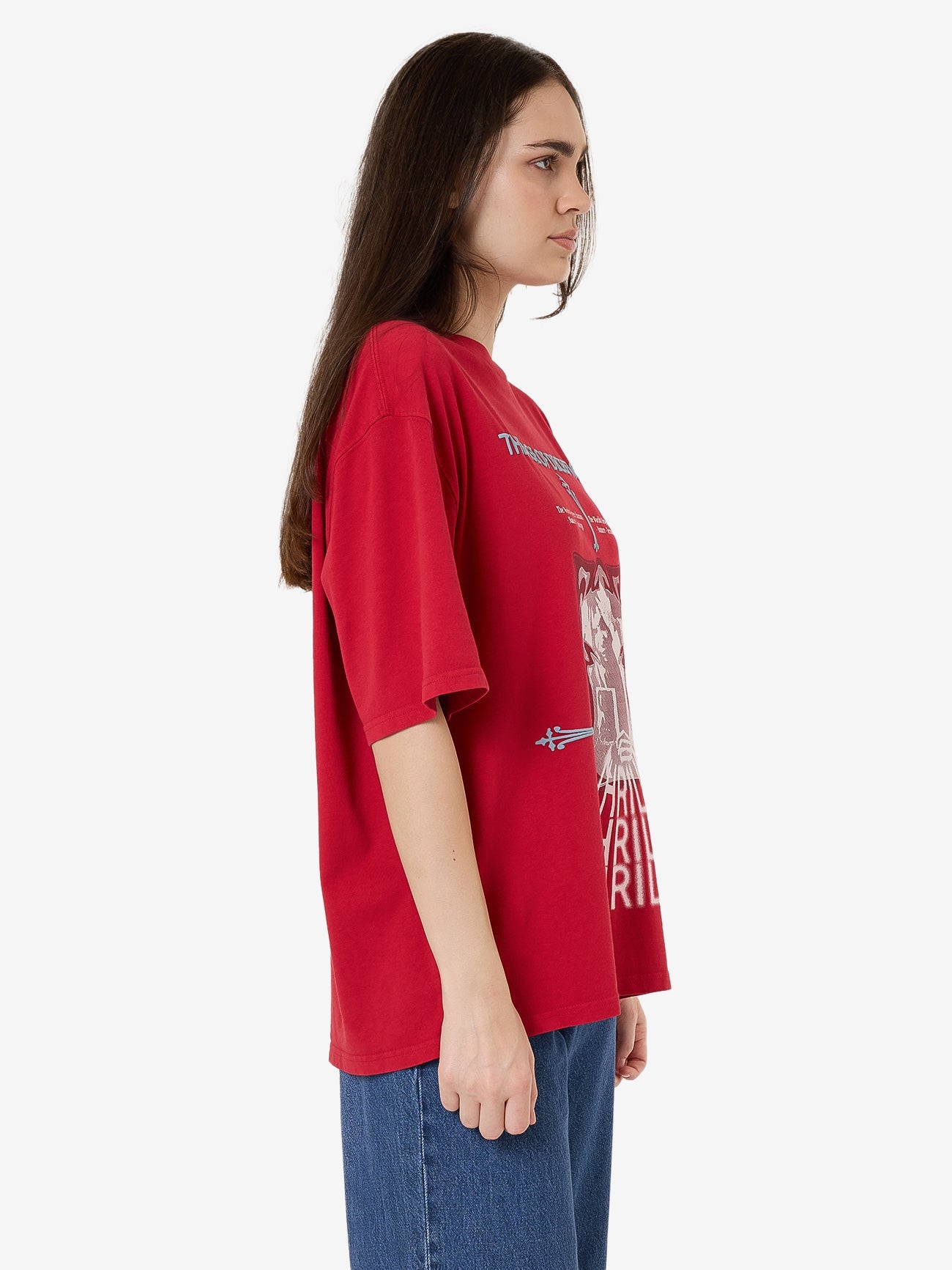 Age of Deception Oversized Tee - Chilli Pepper