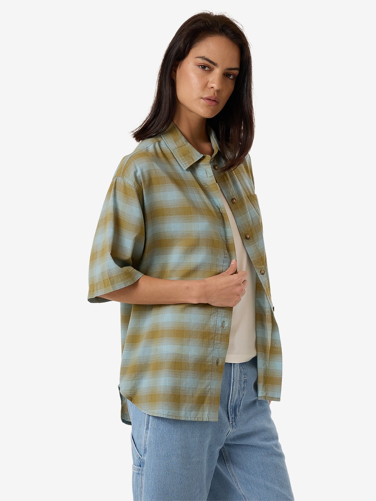 Ansley Shirt - Stone Blue 4