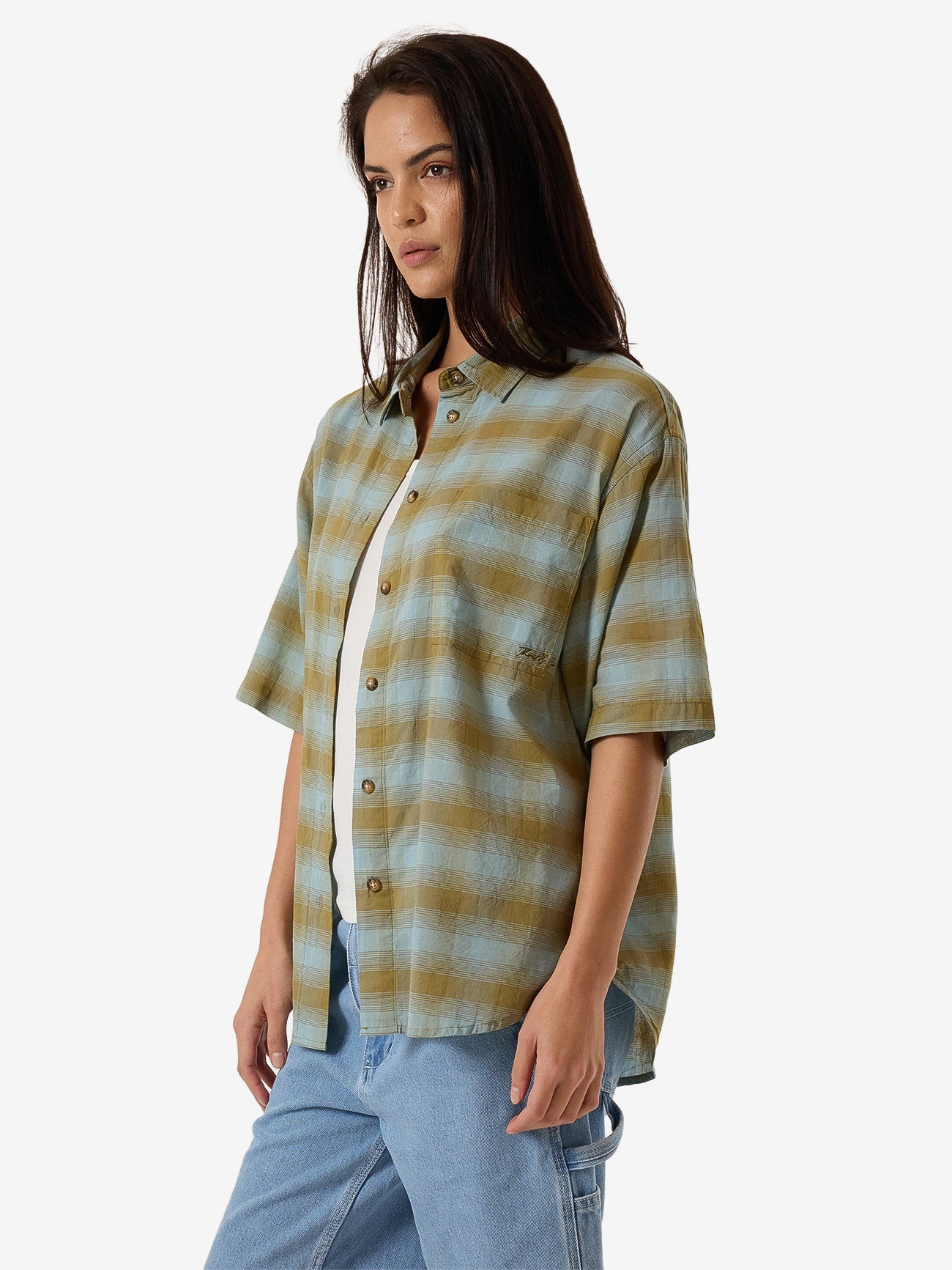 Ansley Shirt - Stone Blue 4