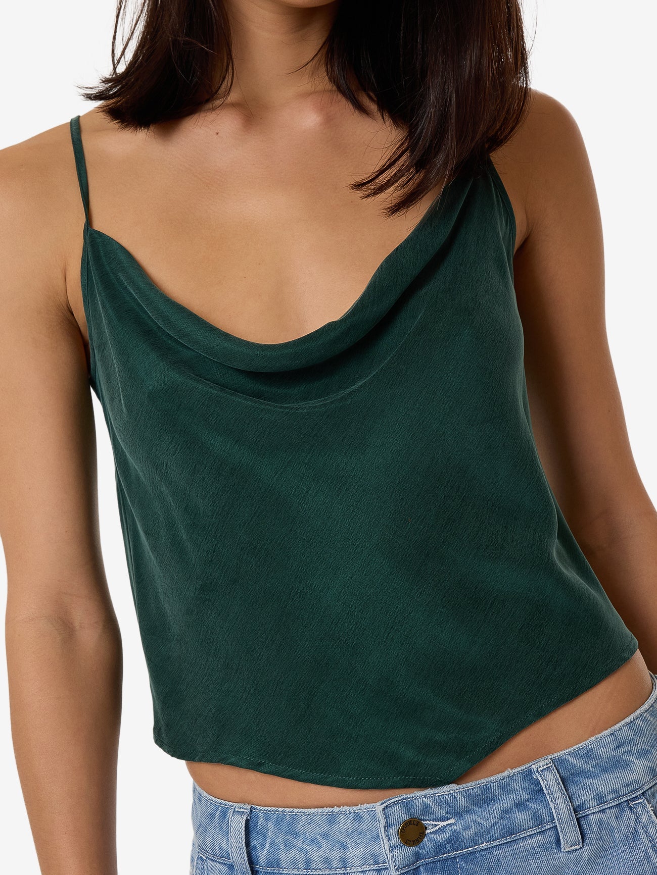 Thea Camisole - Deep Emerald 4