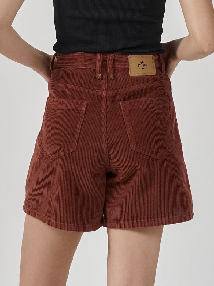 Koko Cord Short - Burnt Henna