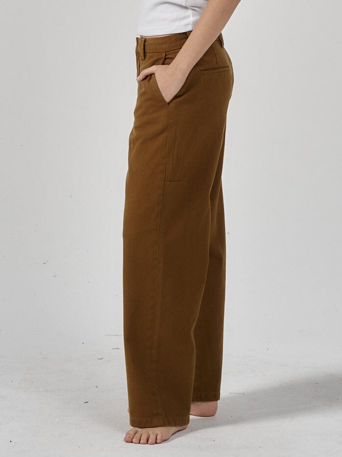 Lax Low Slung Pant - Tobacco