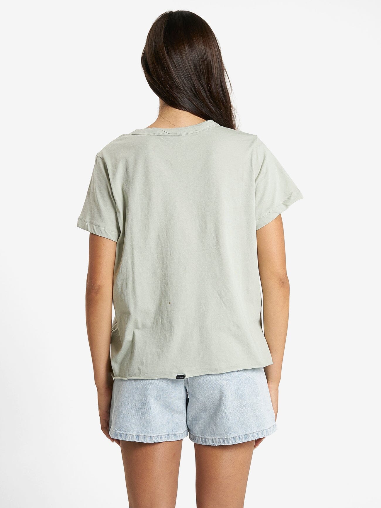 Minimal Thrills Relaxed Tee - Sage Grey