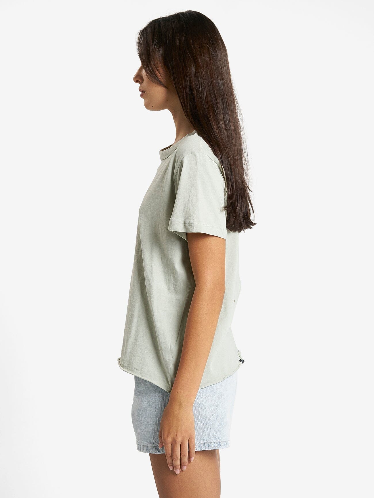 Minimal Thrills Relaxed Tee - Sage Grey