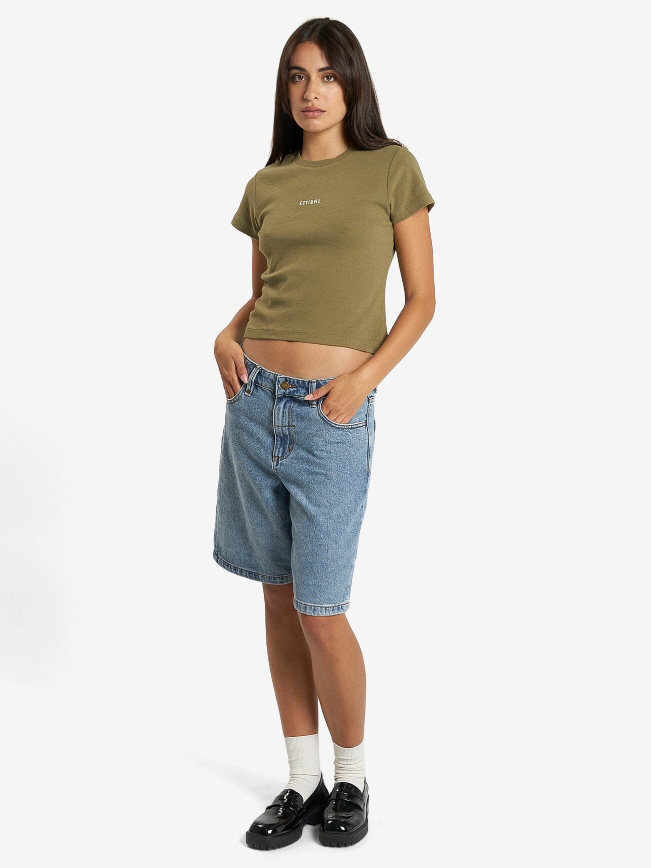 Minimal Thrills Mini Tee - Aloe