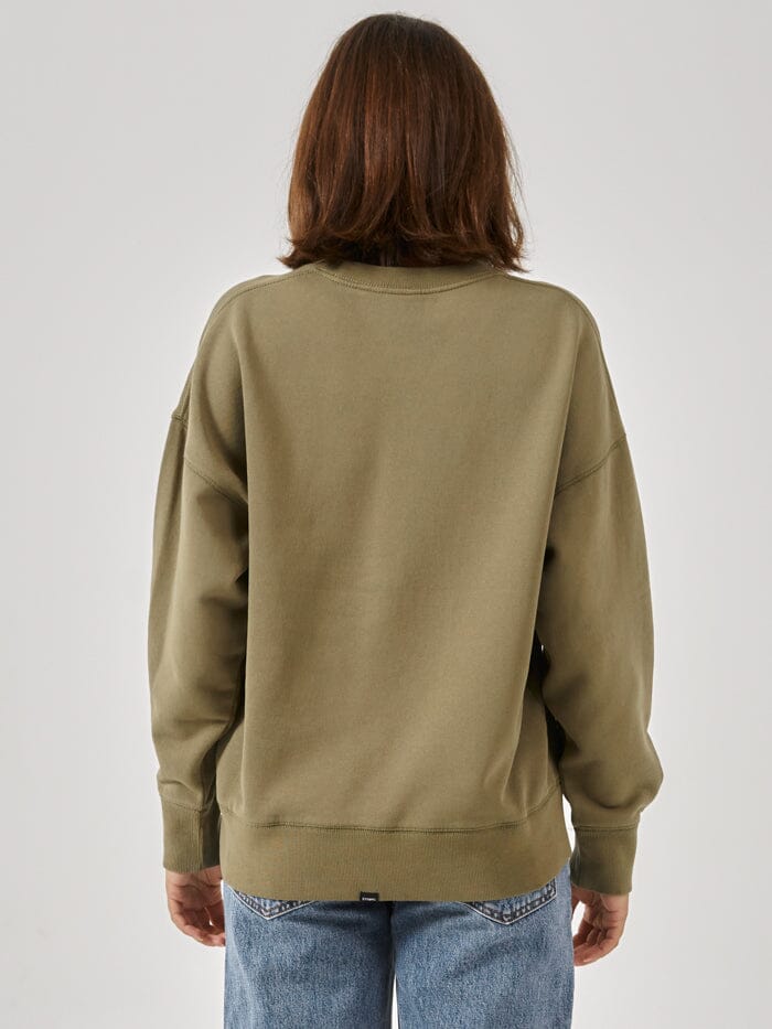 Minimal Thrills Slouch Crew - Aloe