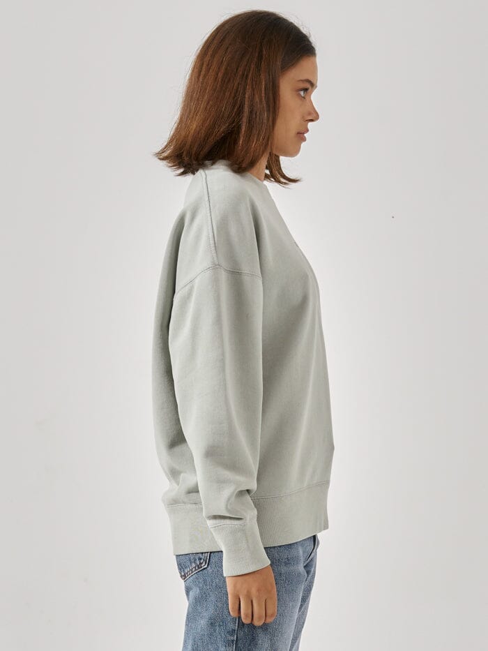 Minimal Thrills Slouch Crew - Sage Grey