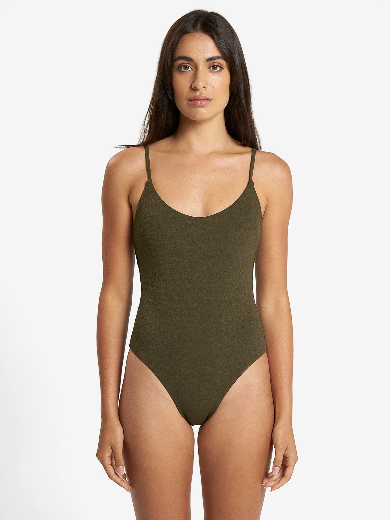 Adira Classic V-Neck One Piece - Tarmac