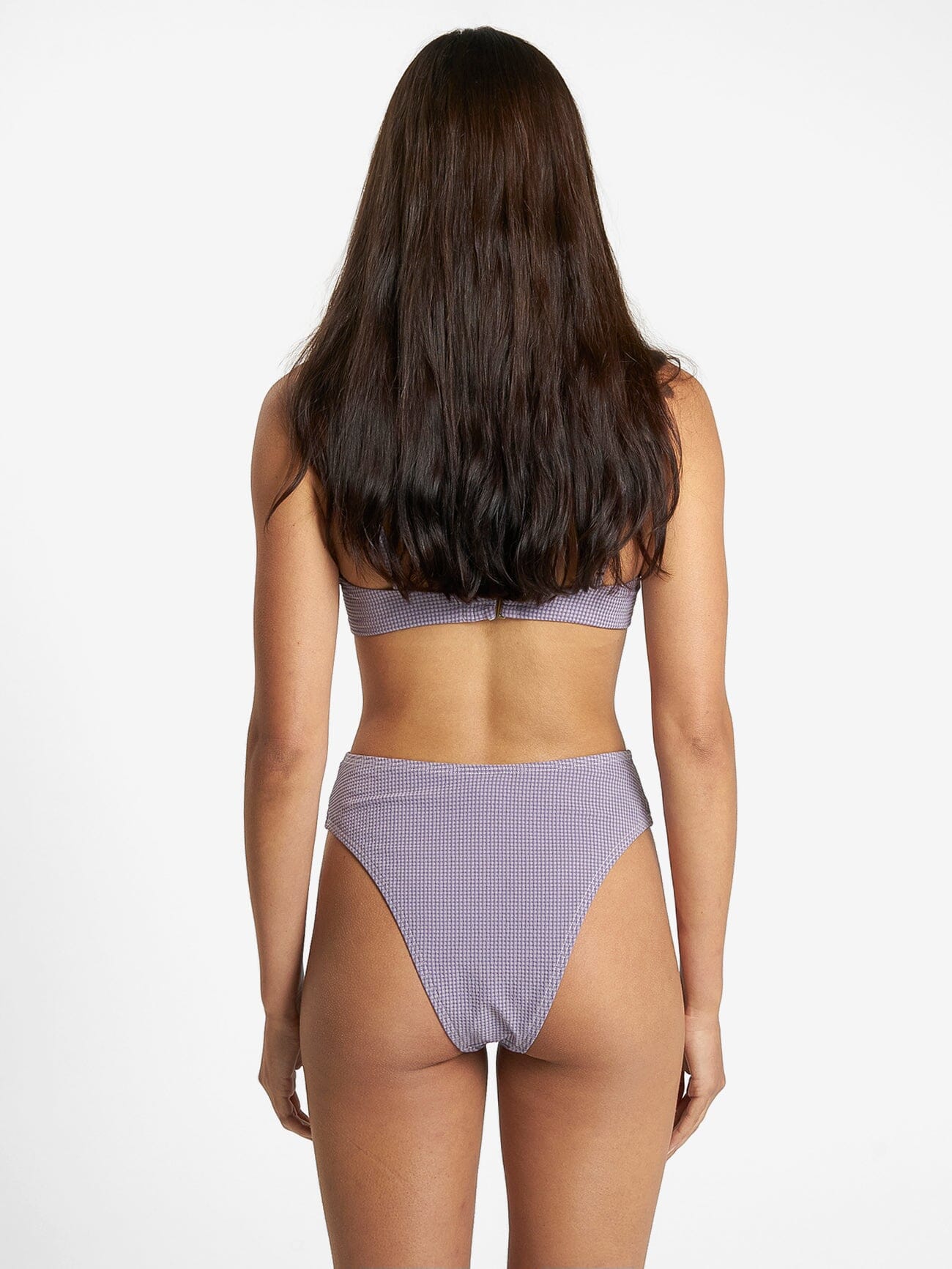 Paradise Code 90s High Cut Bikini Bottom - Storm Grey